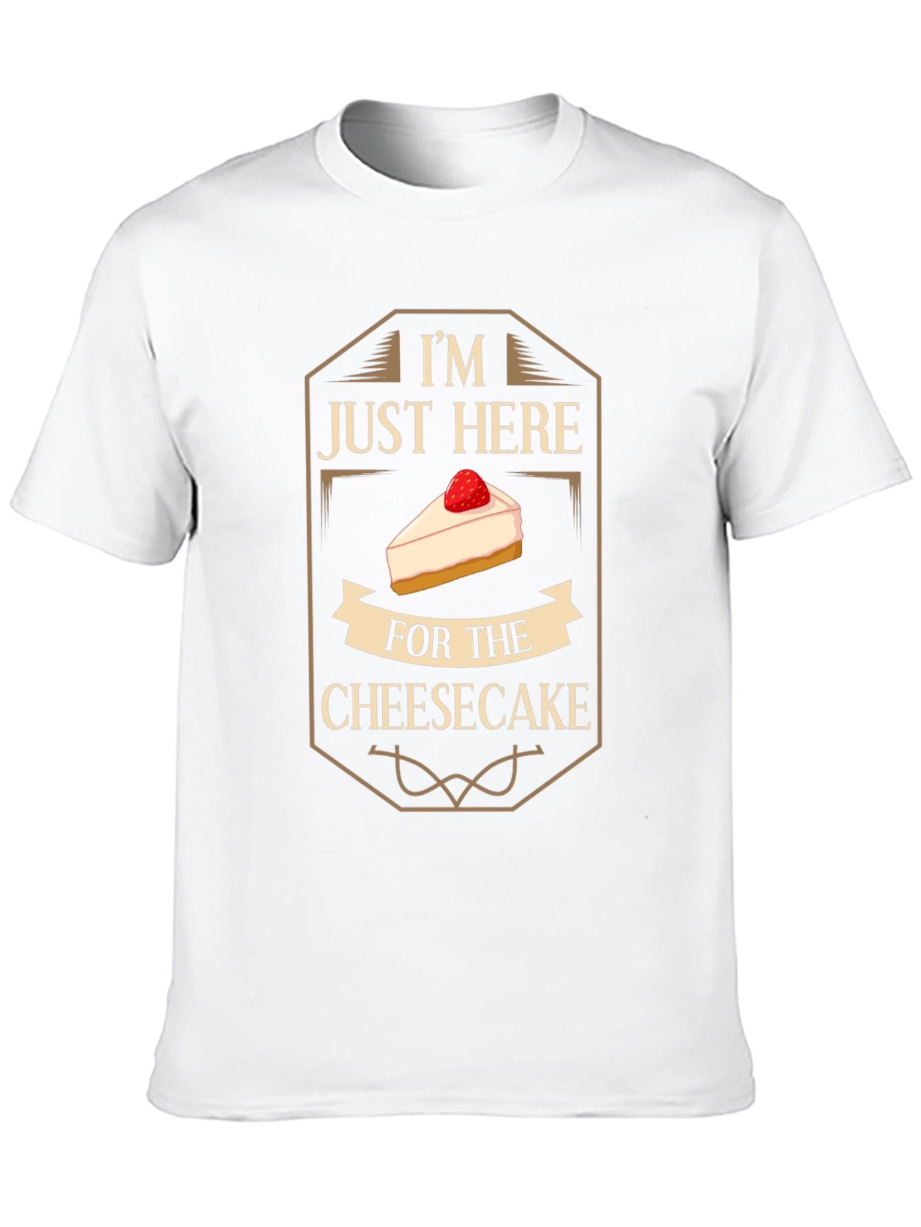 Black Cheesecake Lover T-Shirt - Funny Dessert Tee view 10