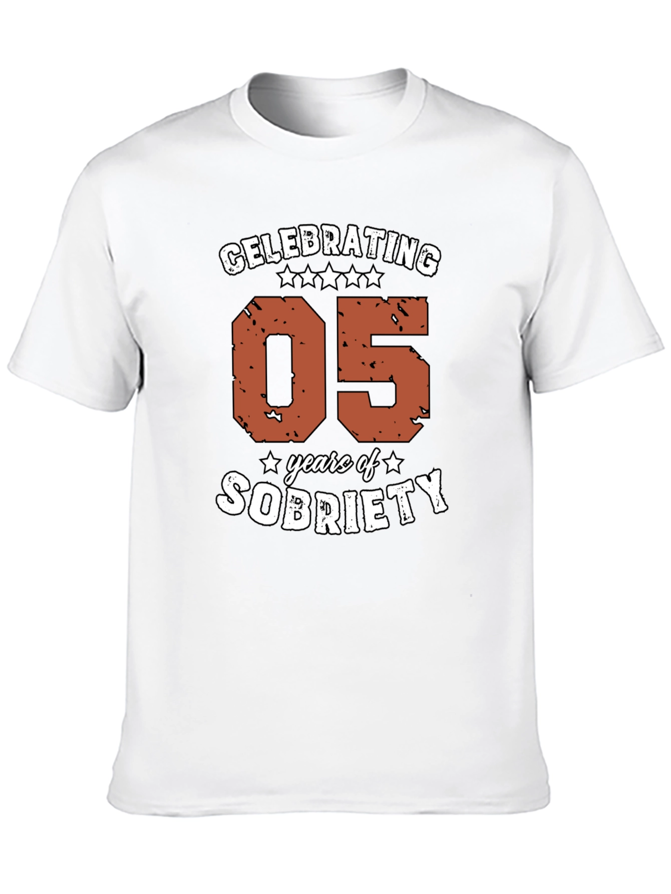 Black Celebrating 05 Years of Sobriety T-Shirt view 10