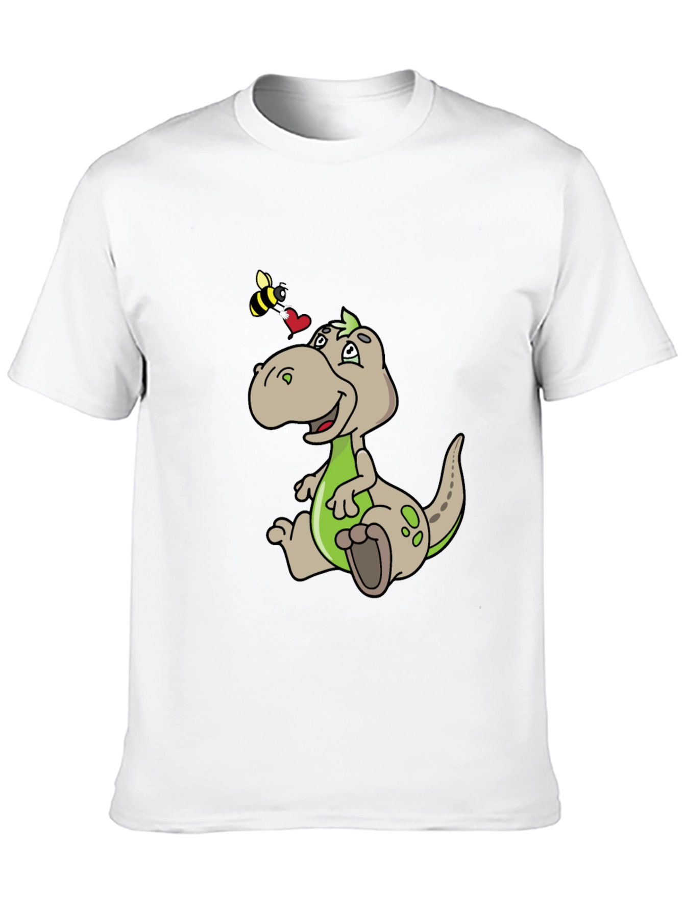 Black Dino and Bee Graphic Tee view 10