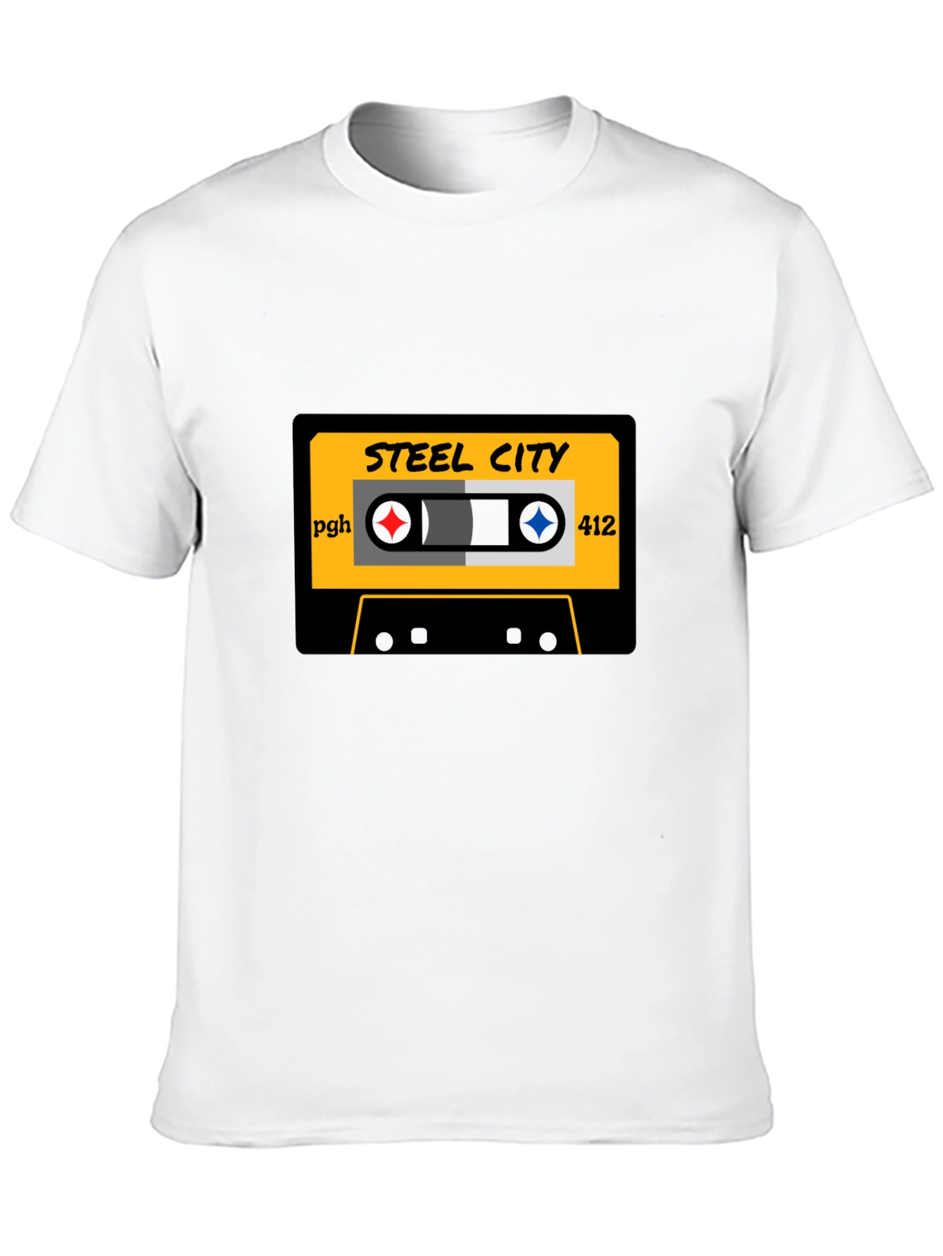 Steel City Cassette Tape Graphic Tee - 10