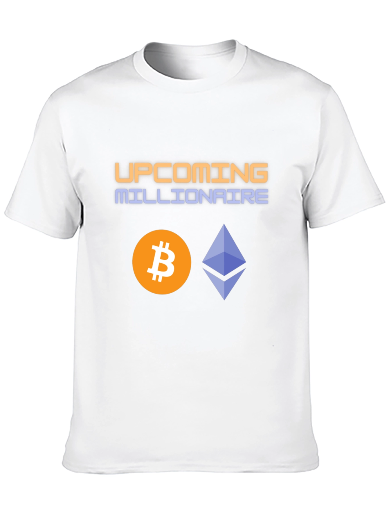 Black Upcoming Millionaire Crypto T-Shirt view 10