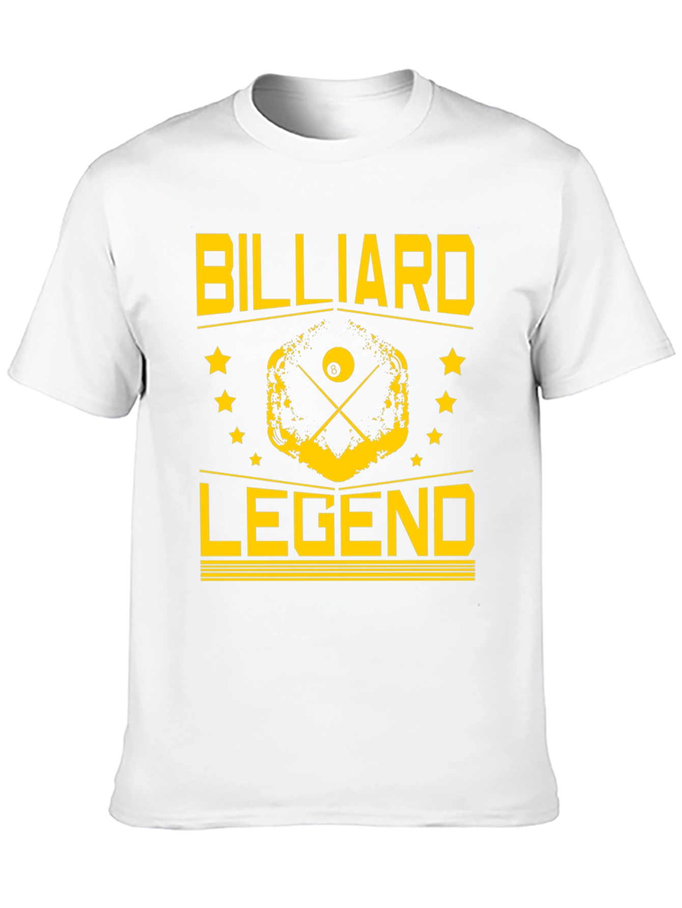 Billiard Legend Black Graphic Tee - 10
