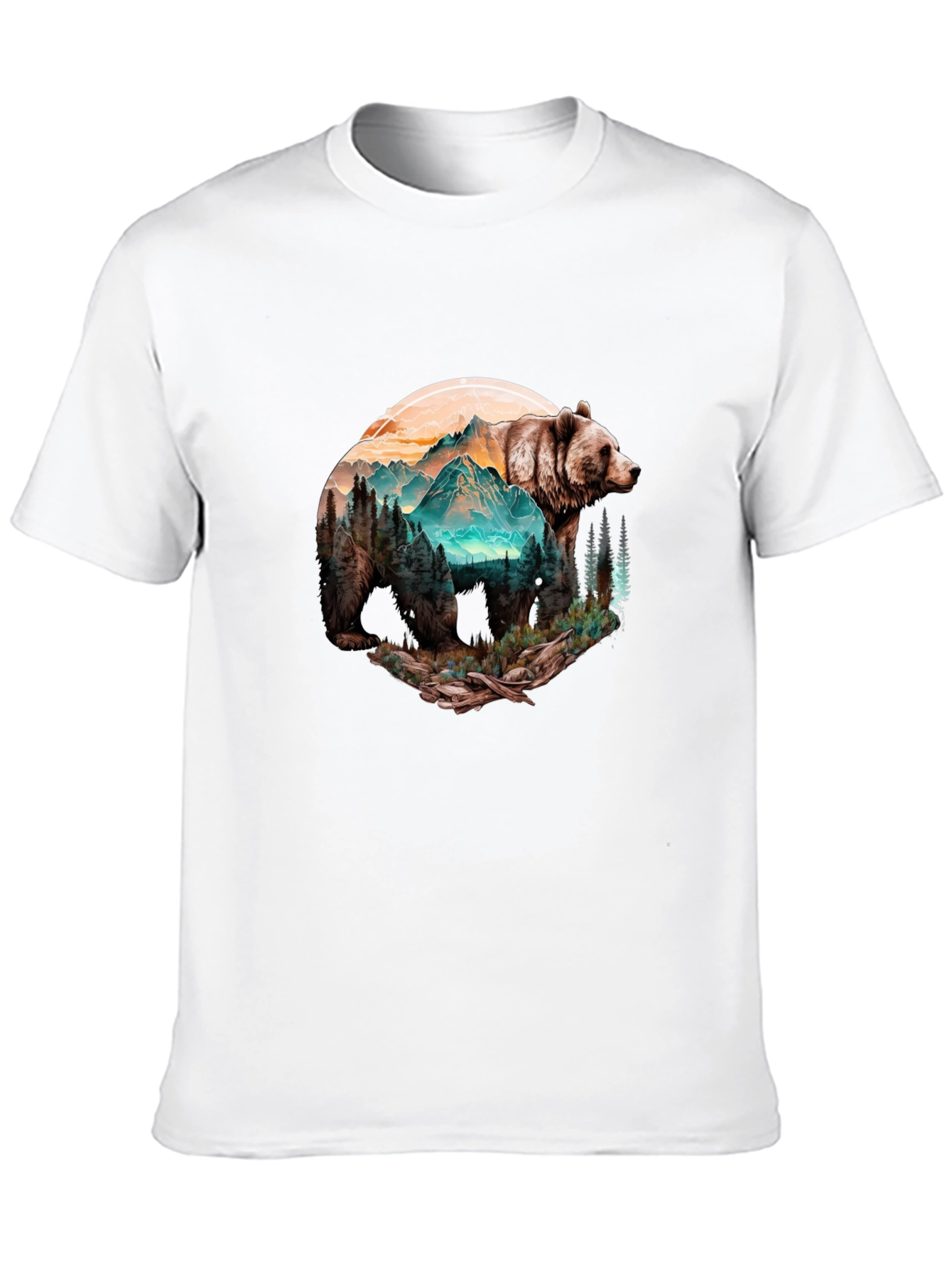 Bear Mountain Graphic Black T-Shirt - 10