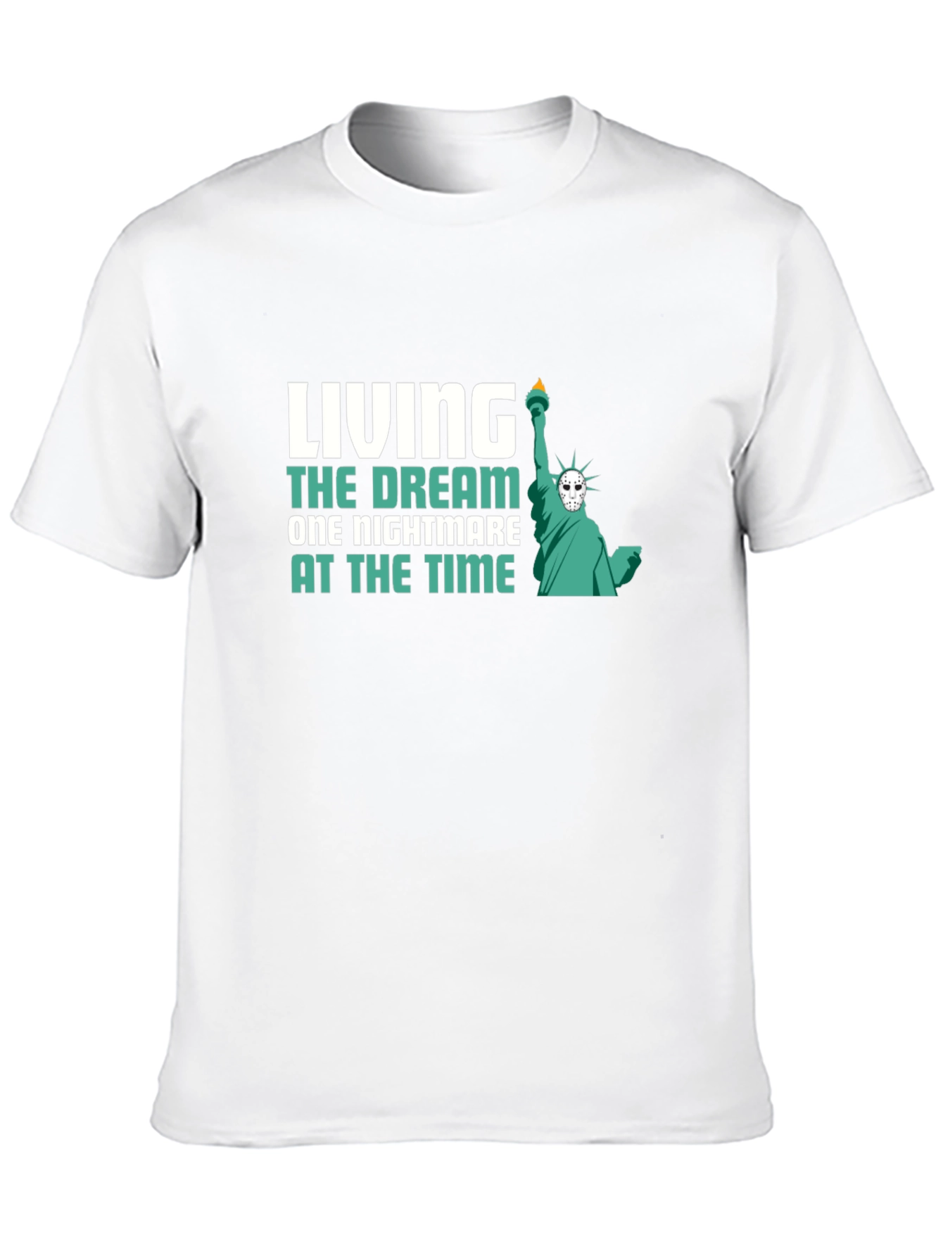 Black Living the Dream Nightmare T-Shirt view 10