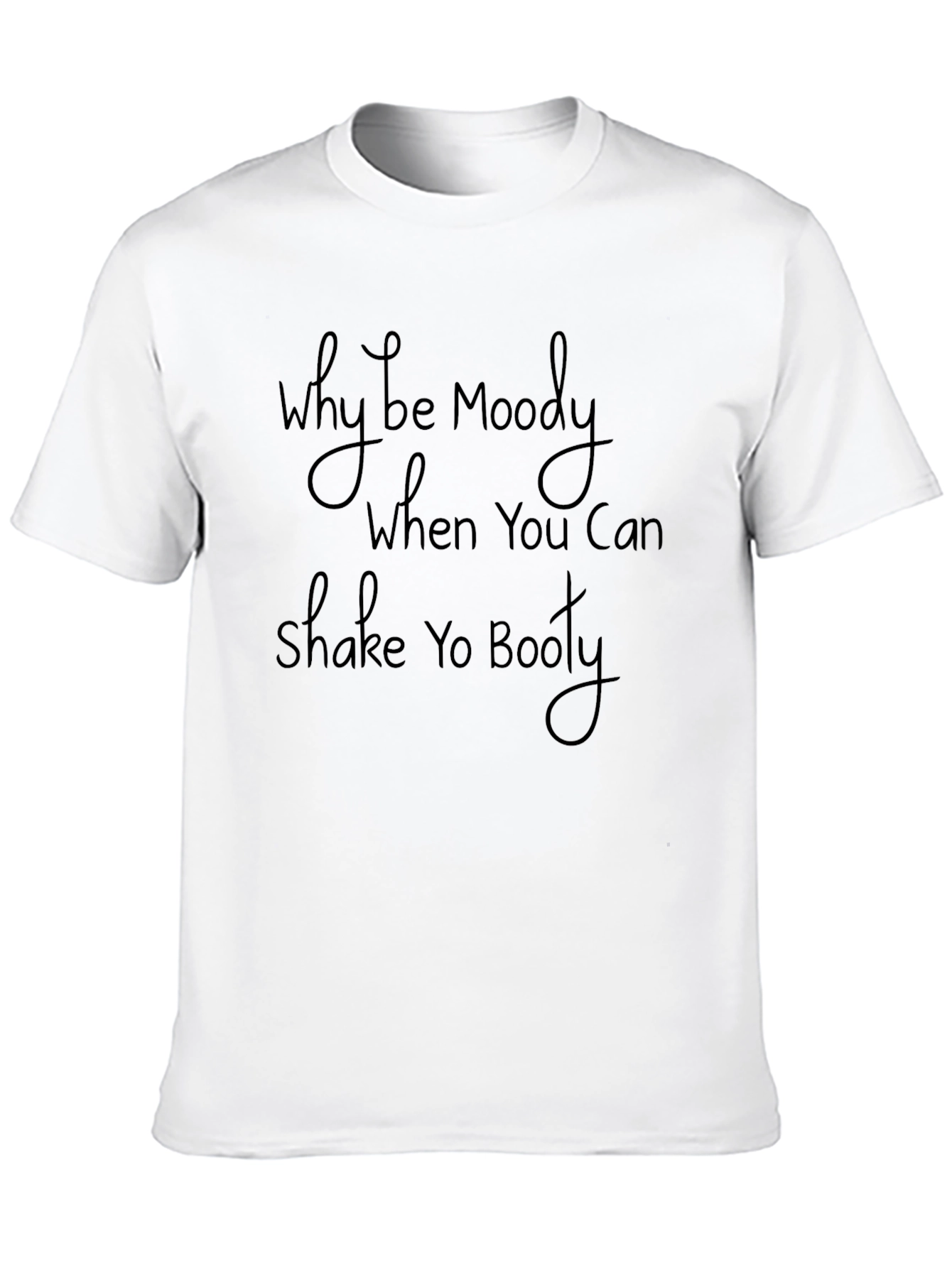 Black Shake Yo Booty T-Shirt - Trendy Tee view 10