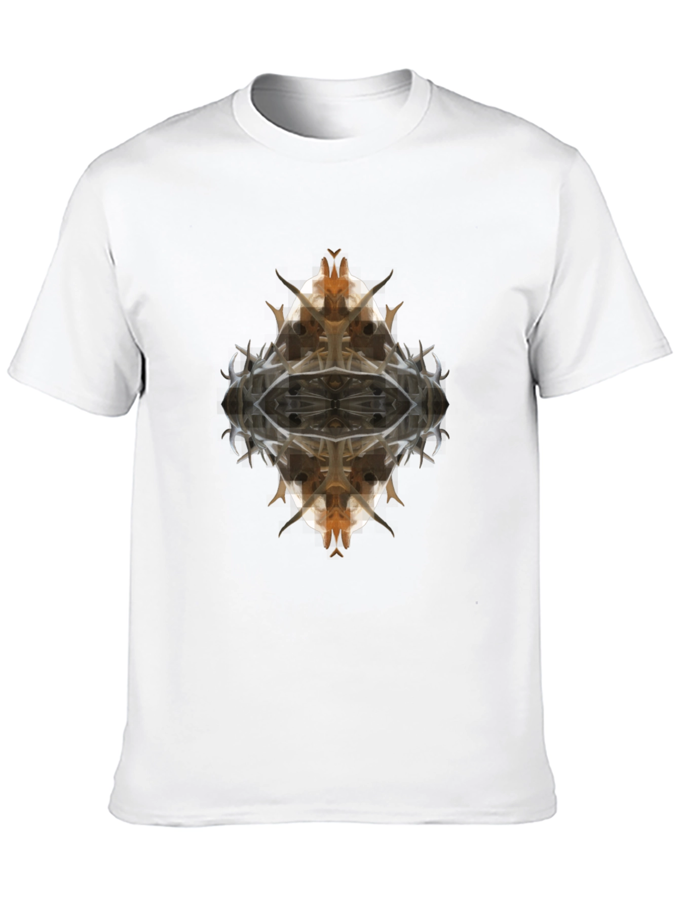 Black Abstract Graphic Tee - Unique Artistic Design view 10