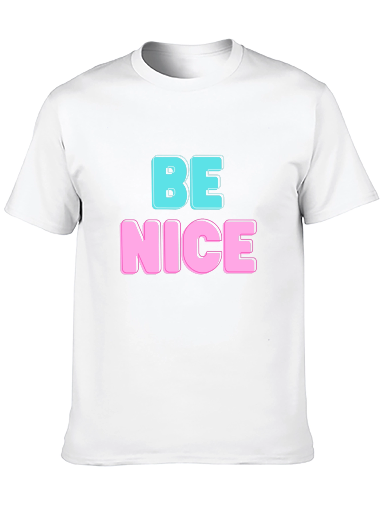 Black Be Nice Graphic T-Shirt - Casual Comfort Fit view 10
