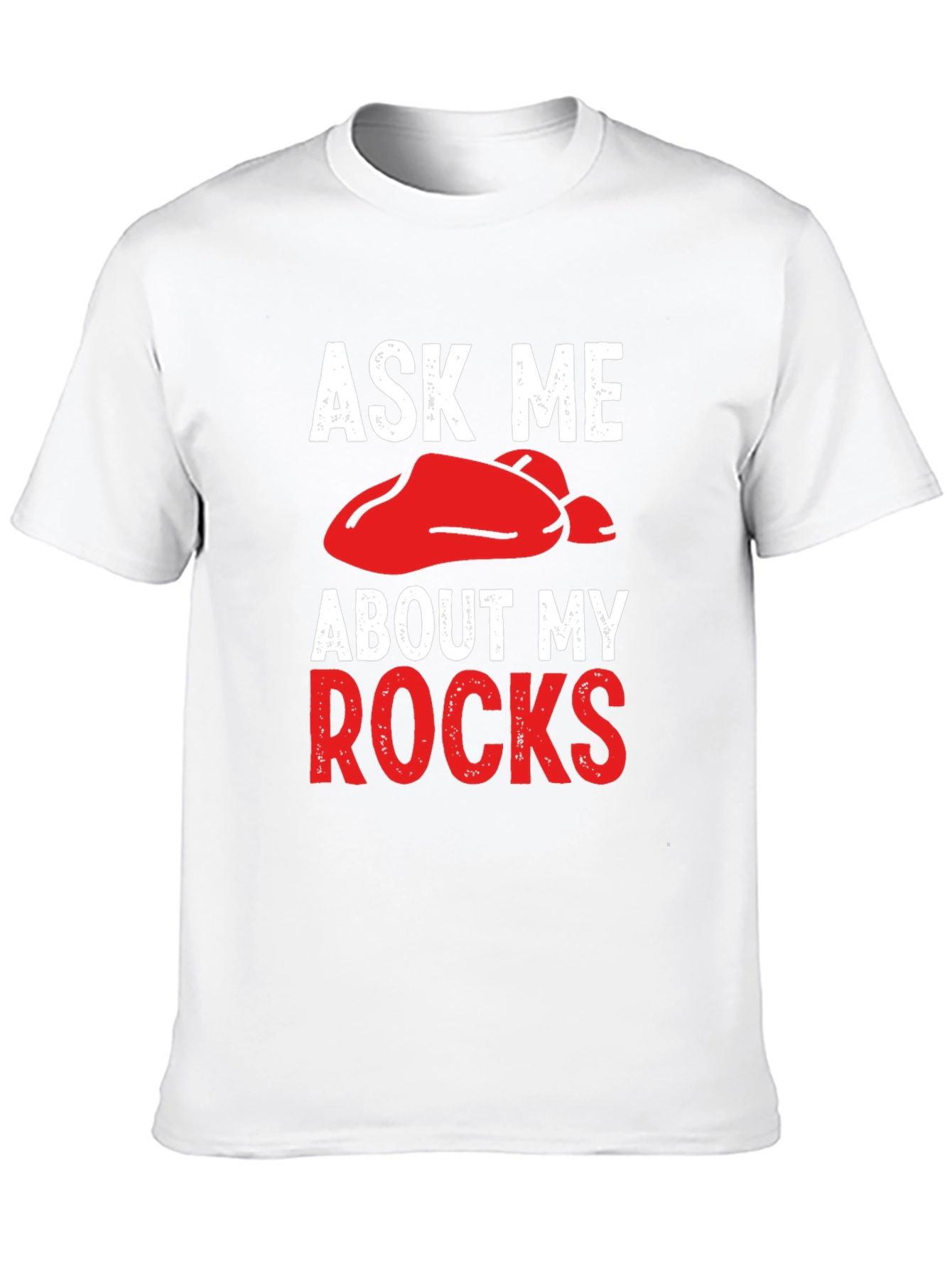 Black Ask Me About My Rocks T-Shirt view 10