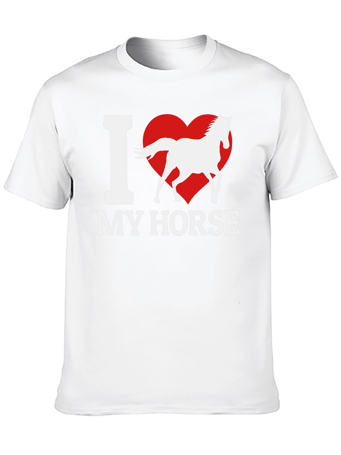 Black I Heart My Horse T-Shirt - Stylish Equestrian Tee view 10