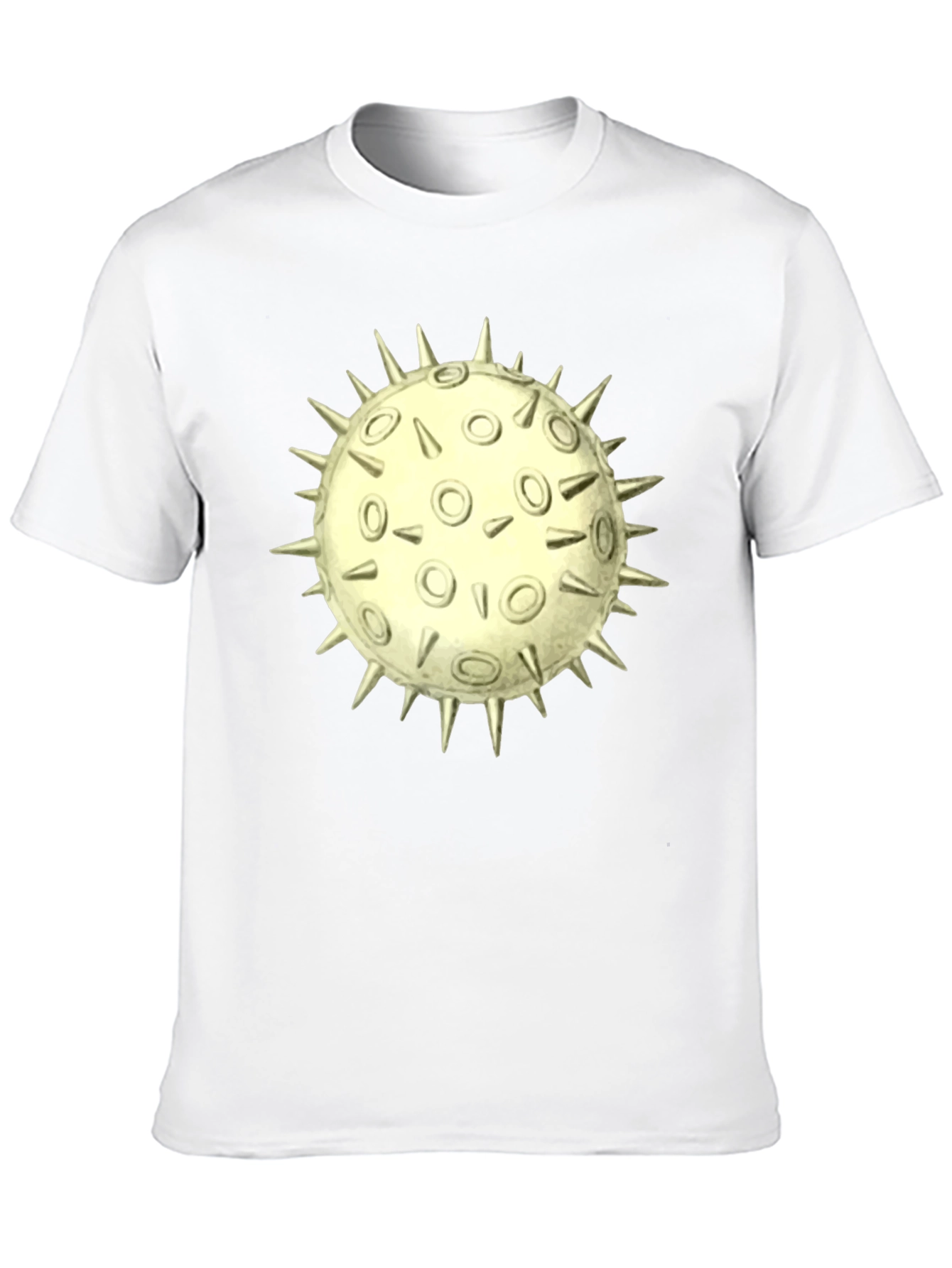 Black Spiky Orb Graphic T-Shirt view 10