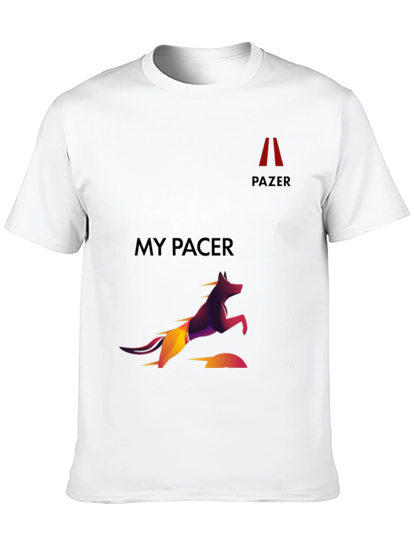 Black My Pacer Graphic Tee - Black Cotton Blend view 10