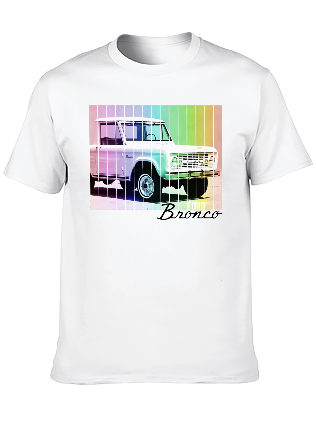 Black Retro Ford Bronco Graphic Tee view 10