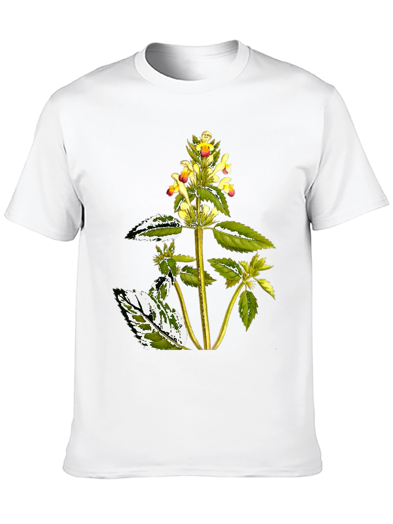 Black Botanical Graphic Black Tee view 10