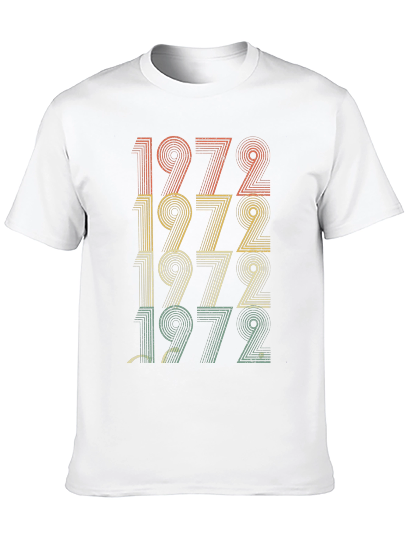 Black Vintage 1972 T-Shirt - Retro Birthday Tee view 10