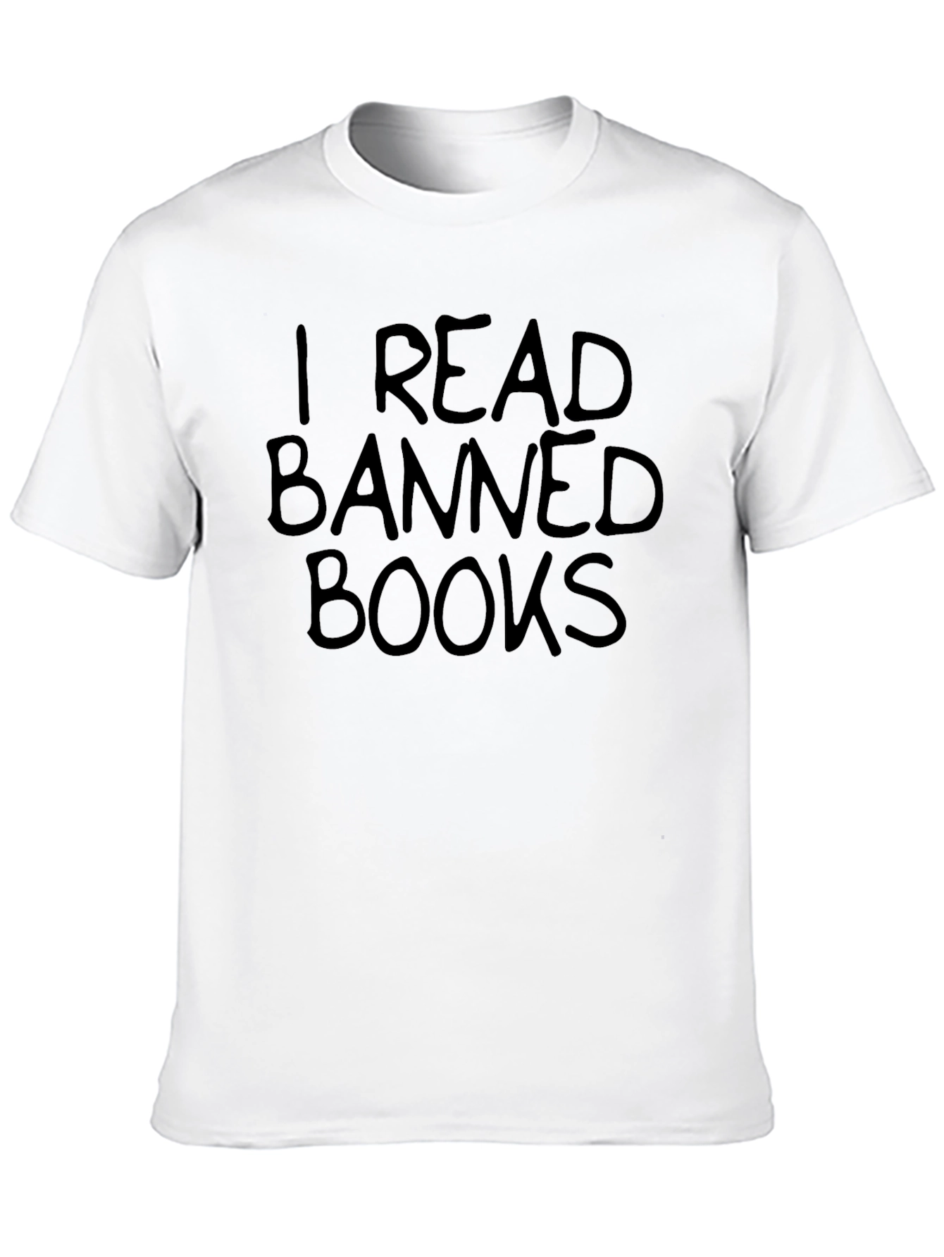 Black I Read Banned Books T-Shirt view 10