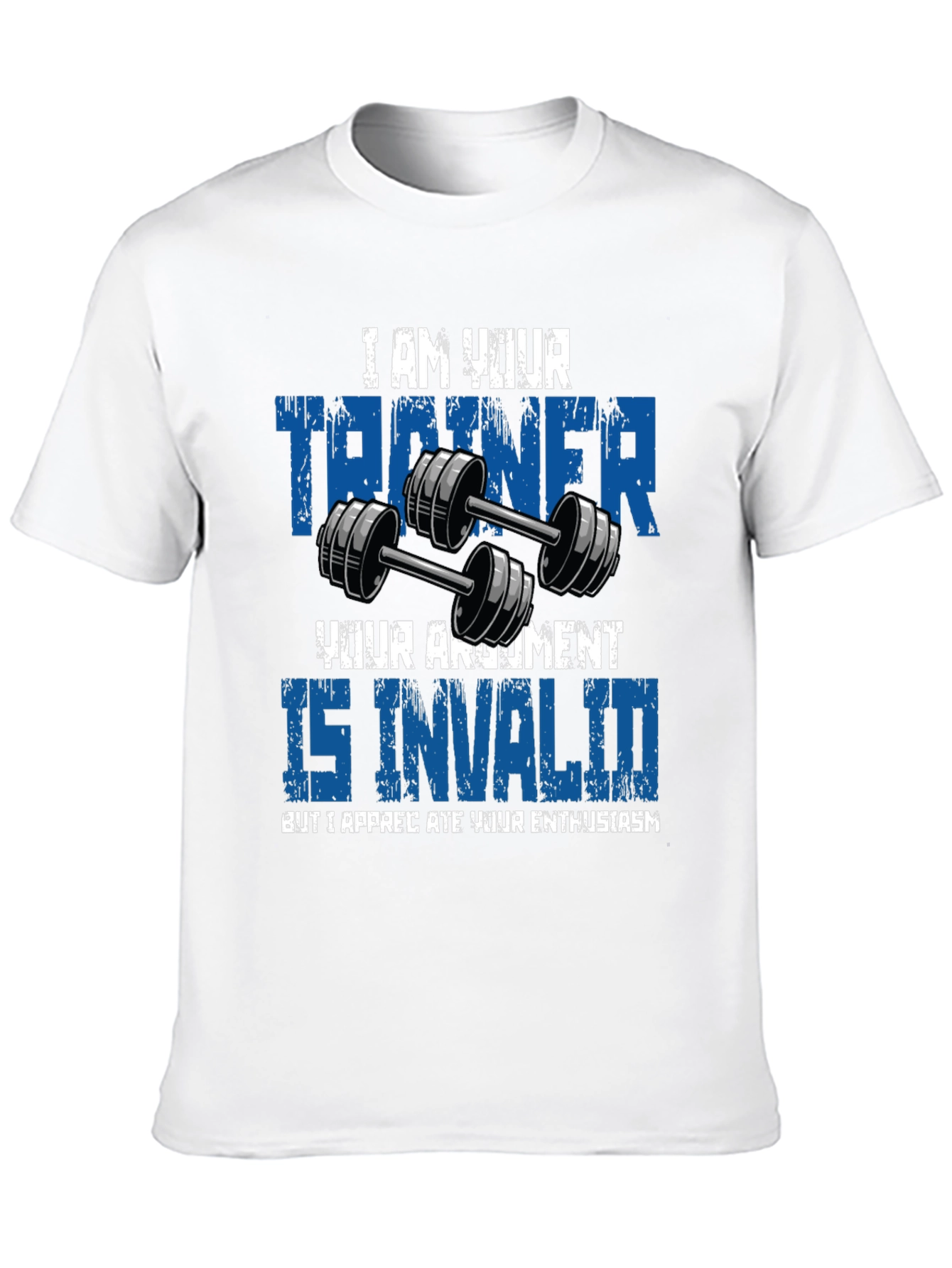 Black Trainer Argument Invalid Men's Graphic T-Shirt view 10