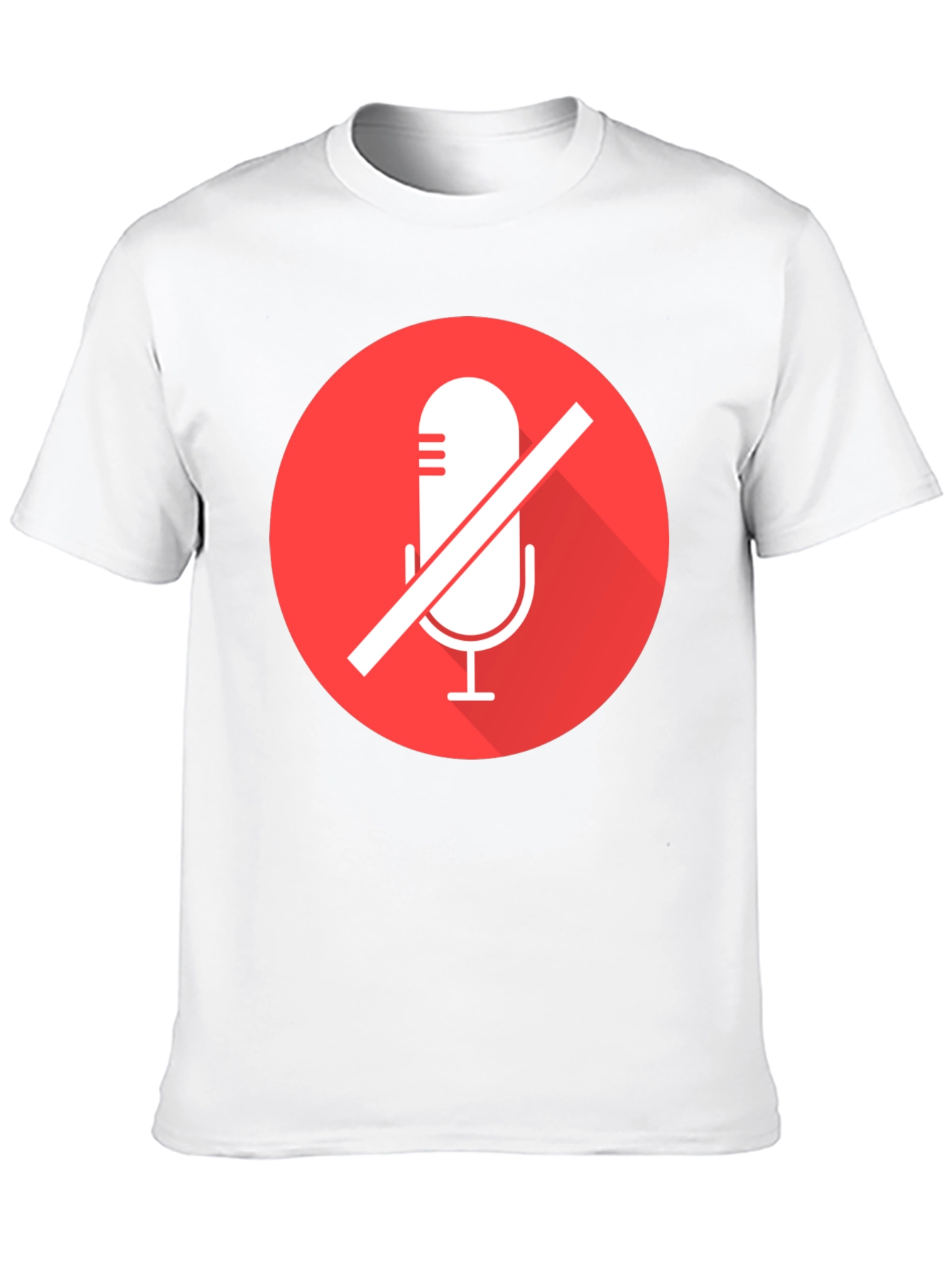 Black Mute Microphone Graphic Tee - Black view 10