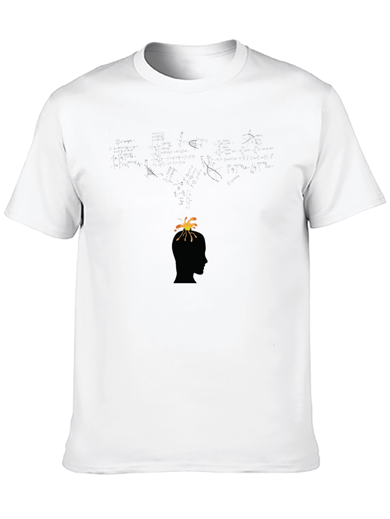 Black Mind Explosion Graphic T-Shirt view 10