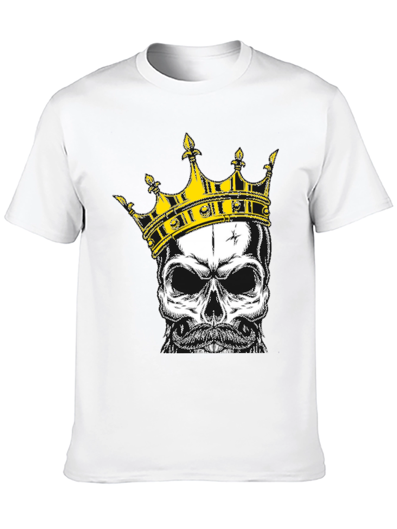 Black Skull King Graphic Tee - Black T-Shirt view 10