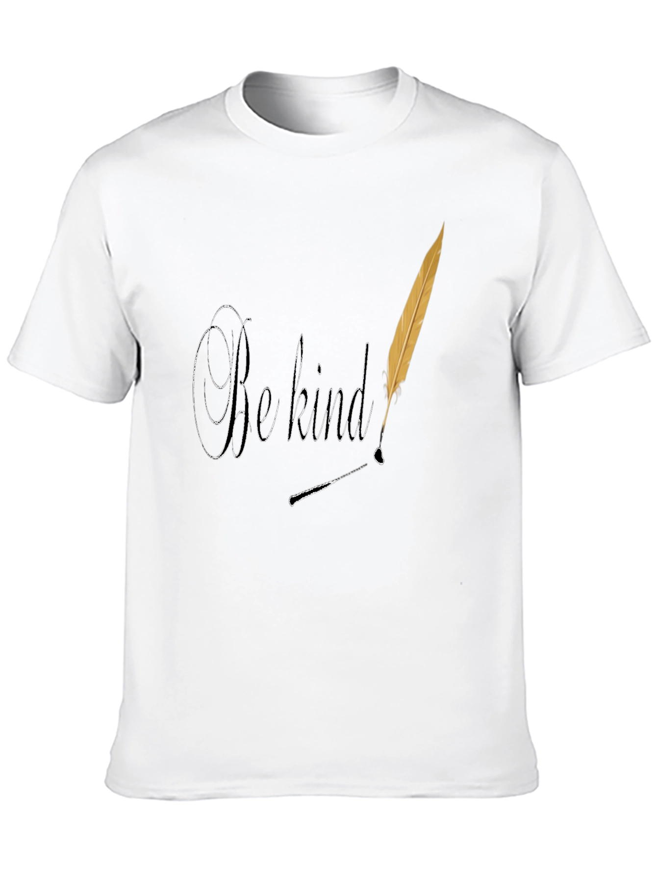 Black Be Kind T-Shirt - Stylish Inspirational Tee view 10