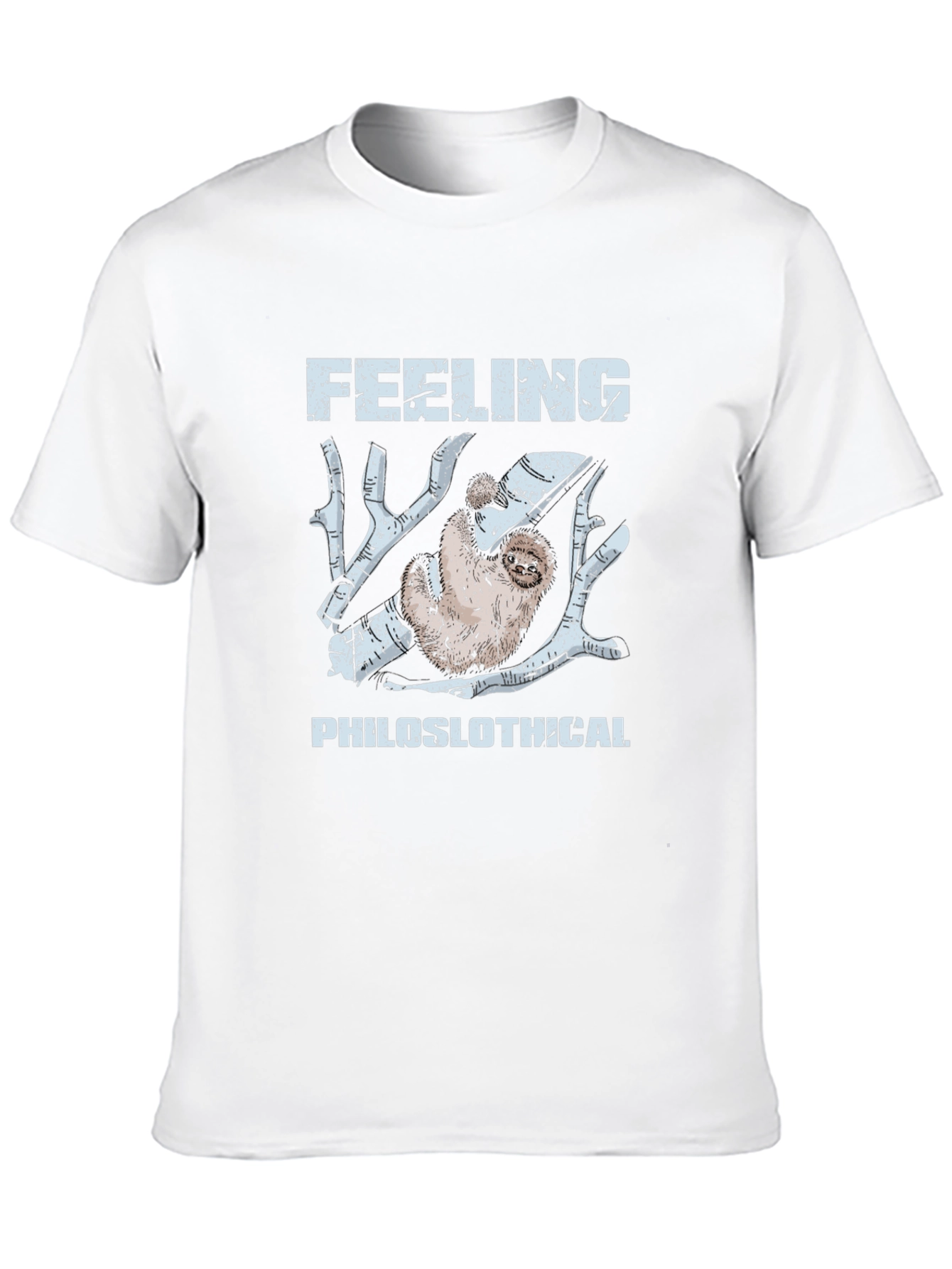 Black Philoslothical T-Shirt - Feeling Slothy & Philosophical view 10