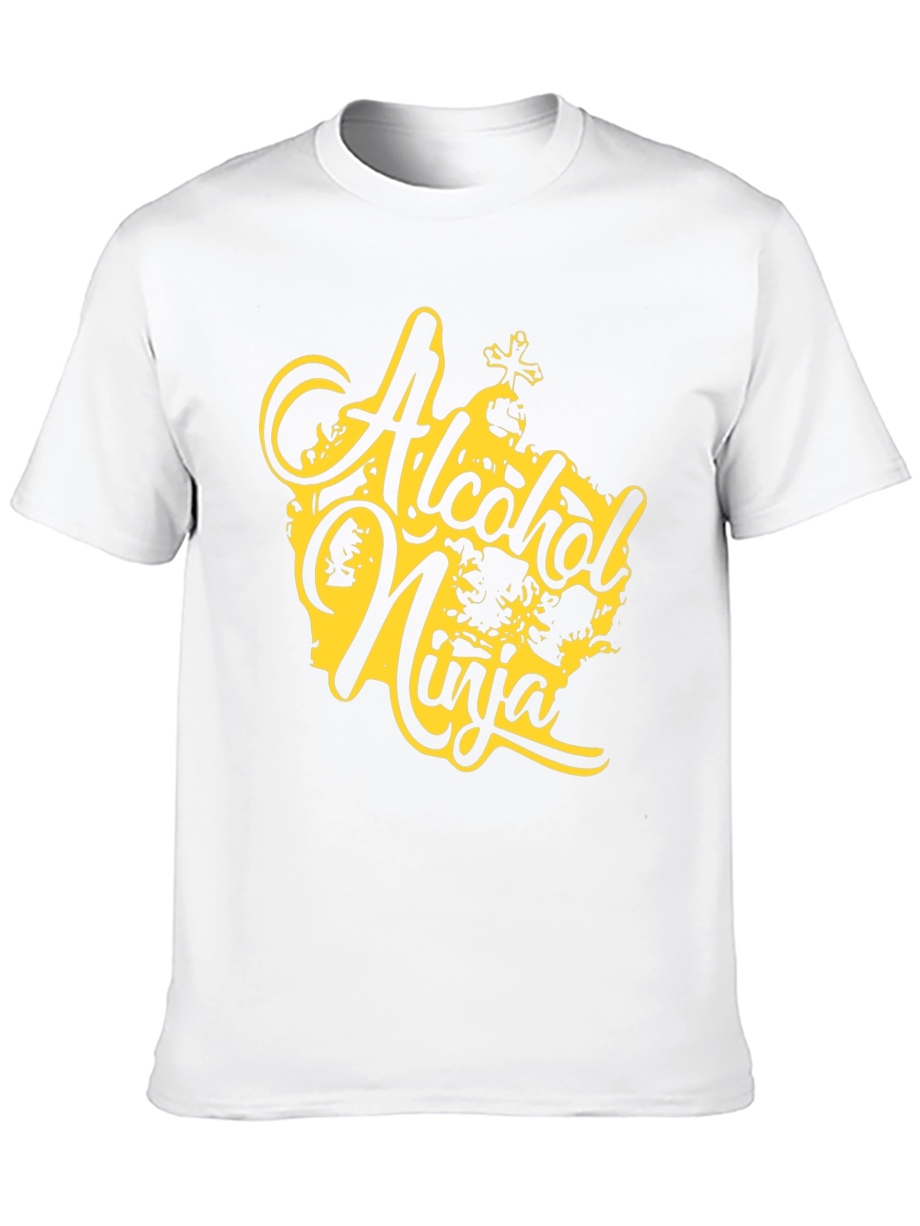 Black Alcohol Ninja Black Graphic Tee view 10