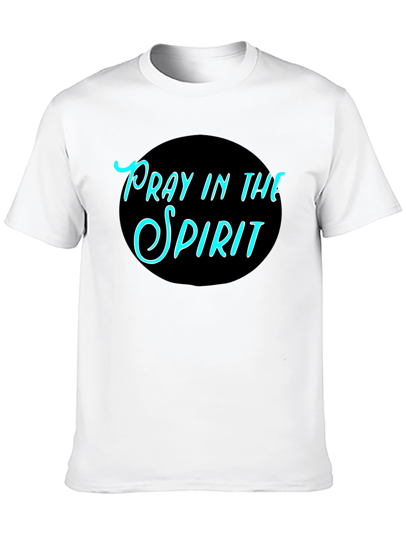 Black Pray In The Spirit Black T-Shirt Christian Graphic Tee view 10