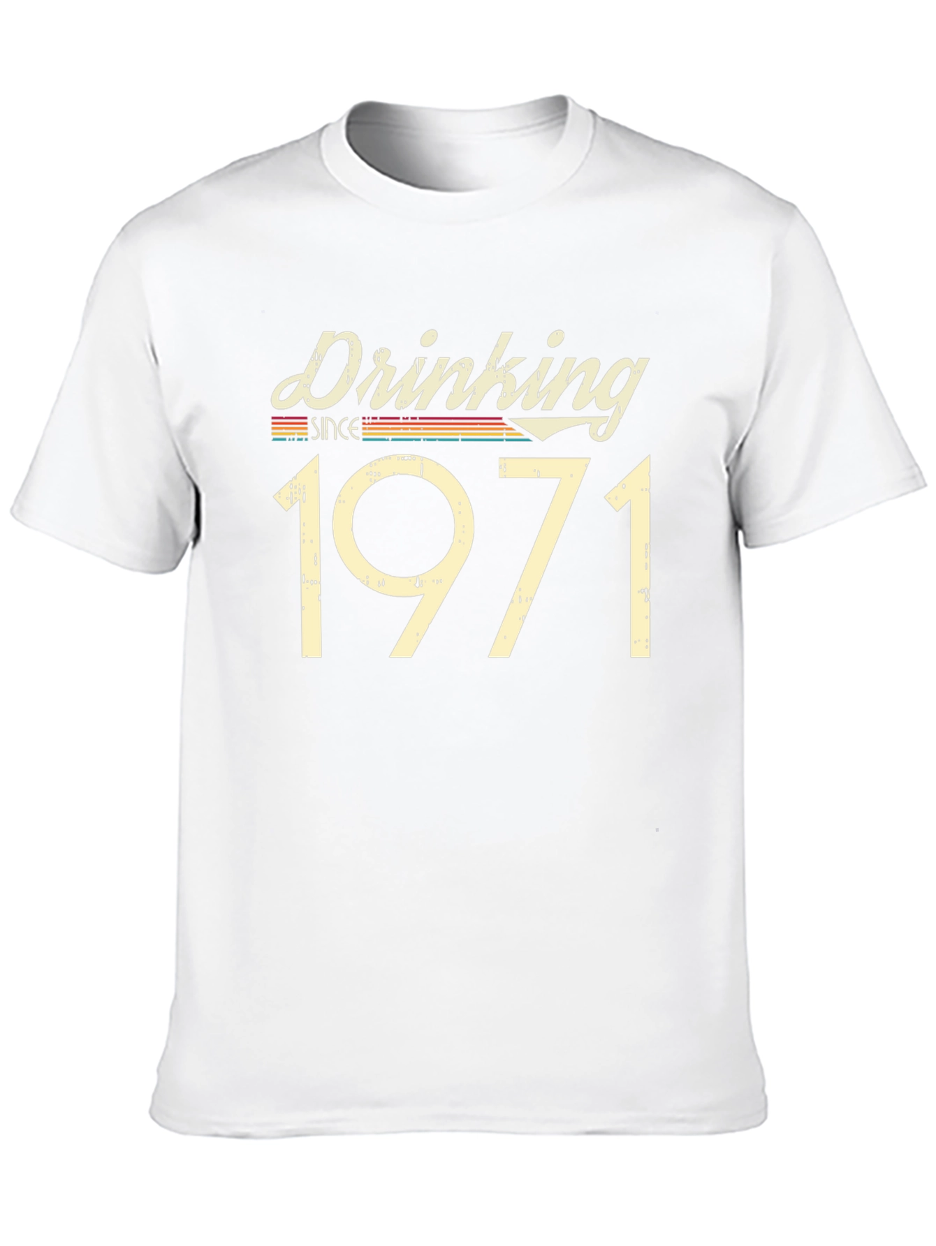Drinking Since 1971 Graphic Tee - Black - 10