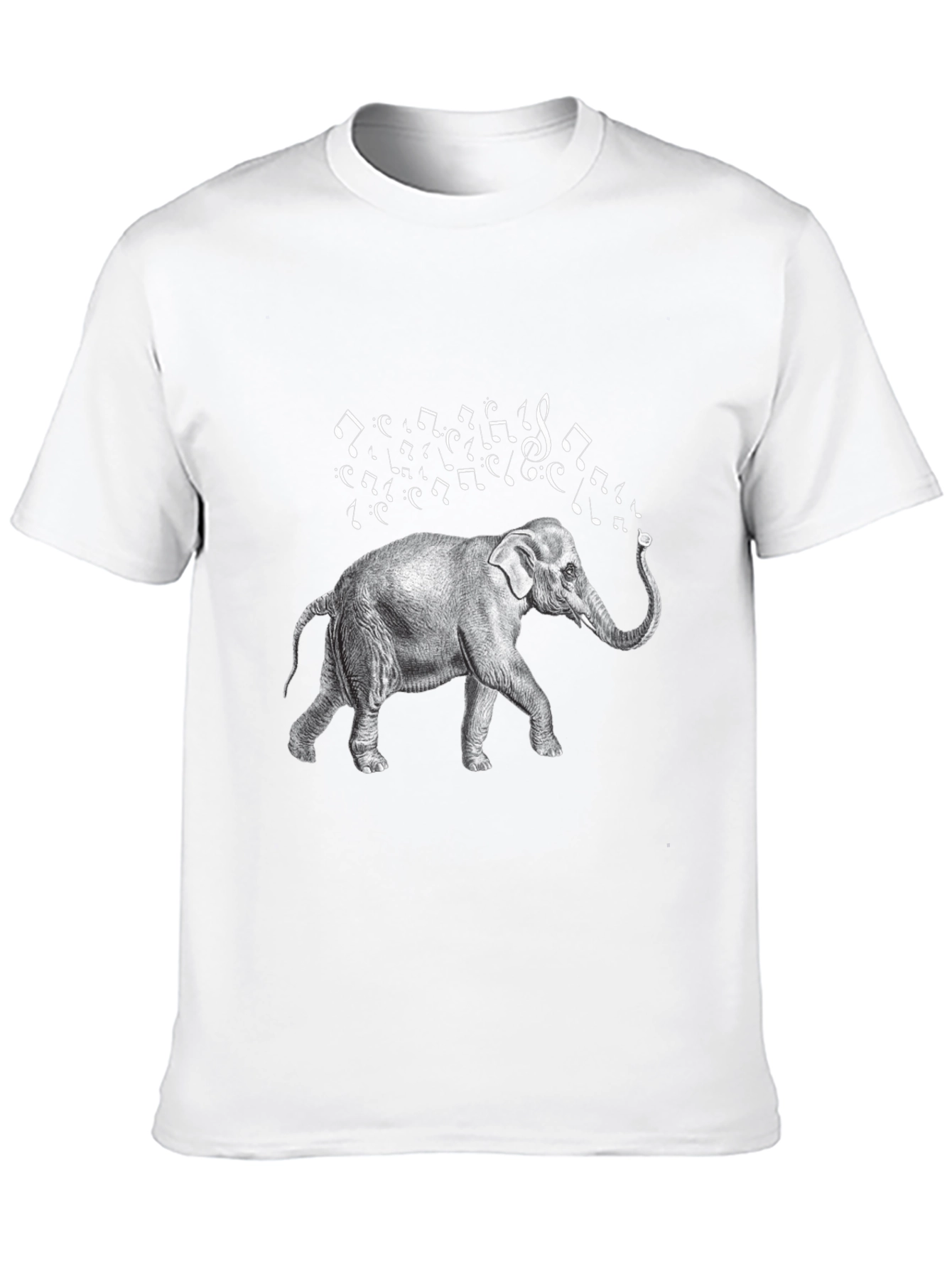 Black Musical Elephant Black T-Shirt view 10