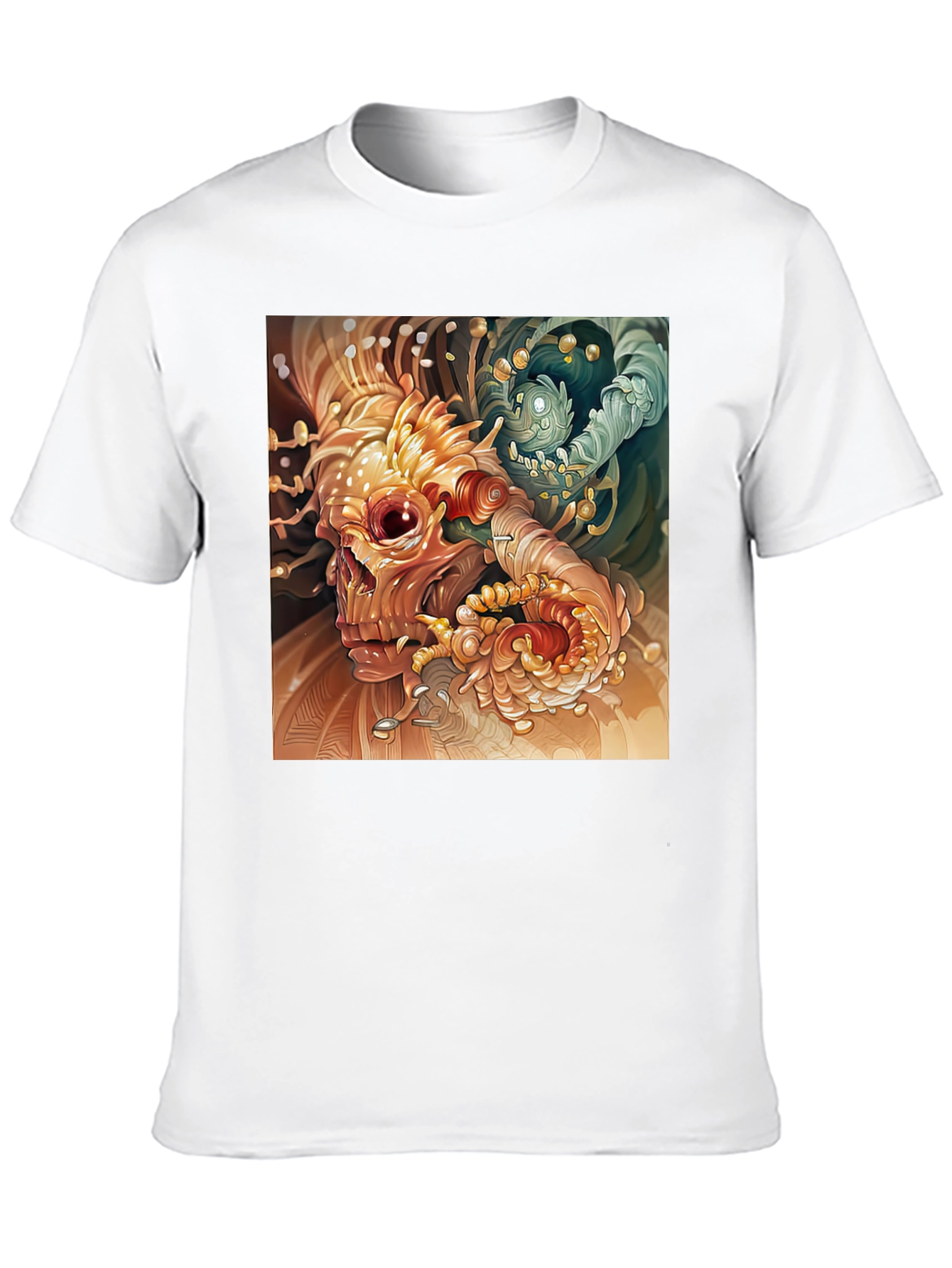 Black Skull Art Graphic Tee - Unique Design view 10