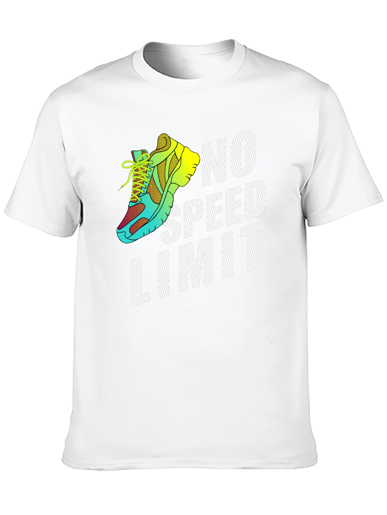 No Speed Limit Runner Graphic T-Shirt - 10