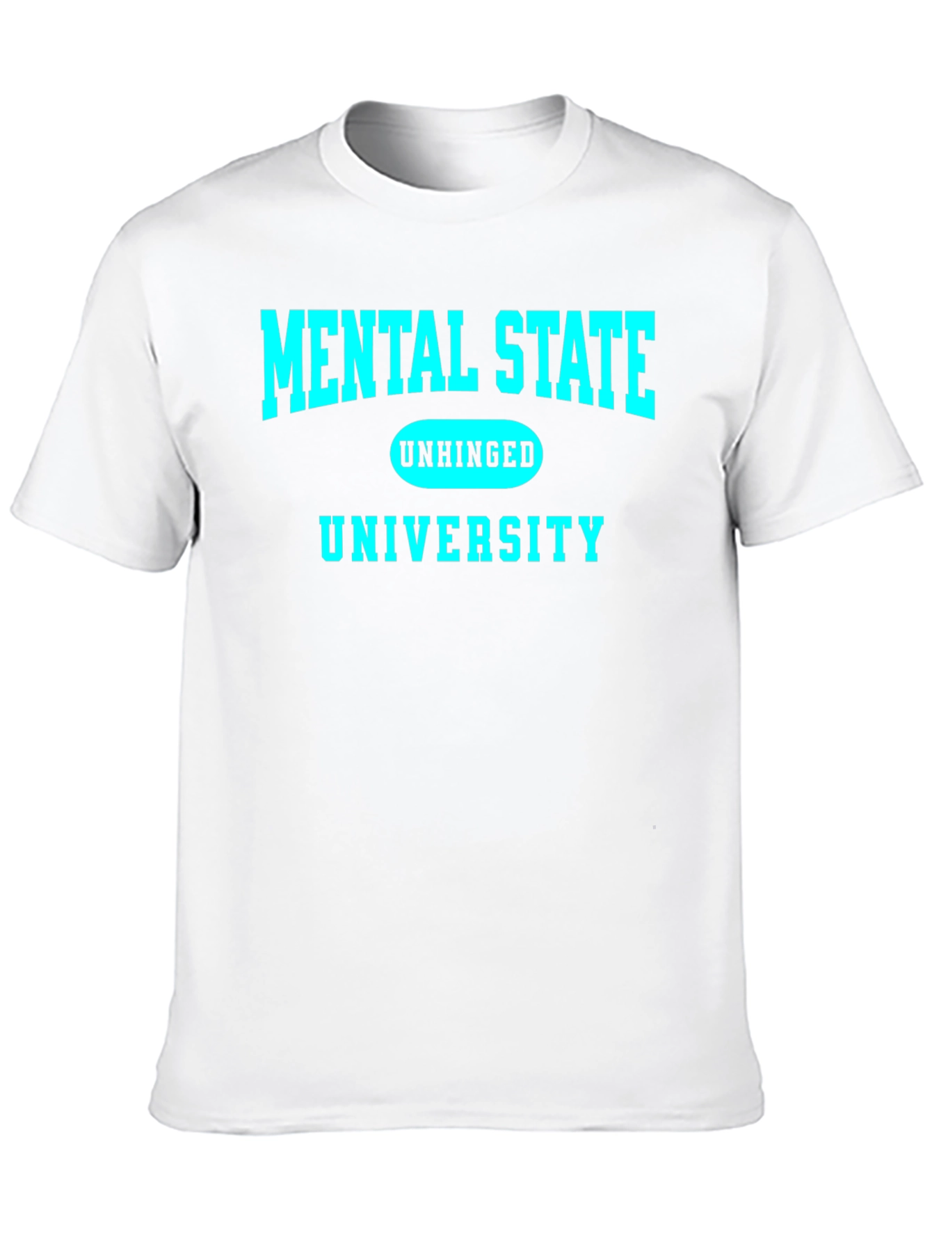 Black Mental State Unhinged University Graphic Tee view 10