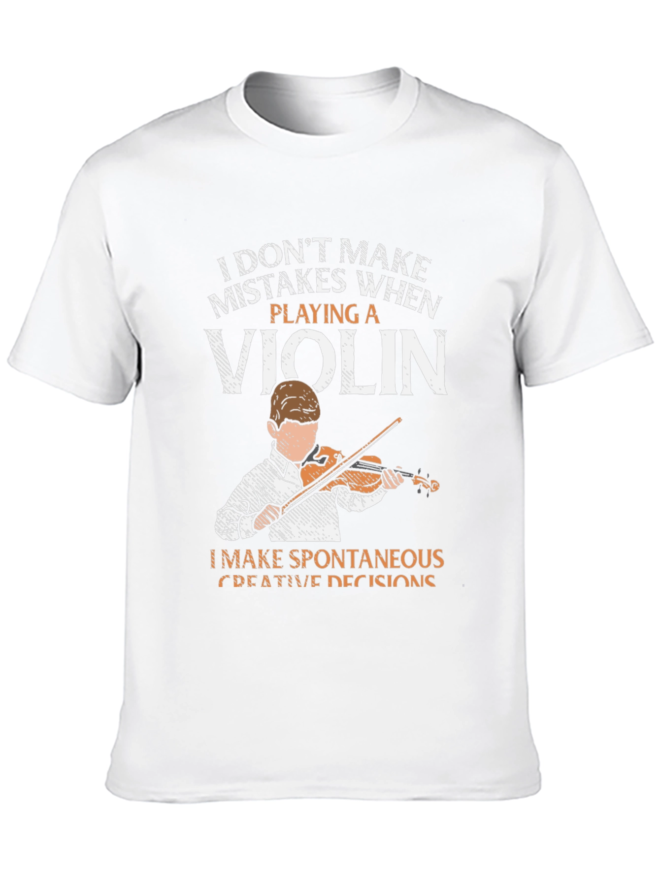 Black Violin Player T-Shirt - Funny Musician Tee view 10