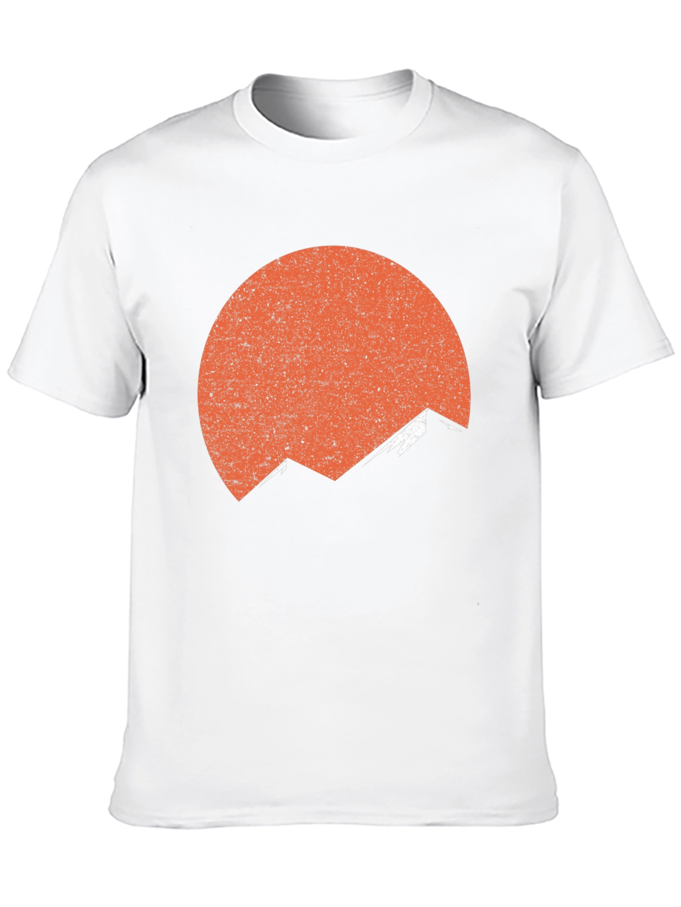 Black Retro Mountain Sunset Graphic Tee - Black view 10