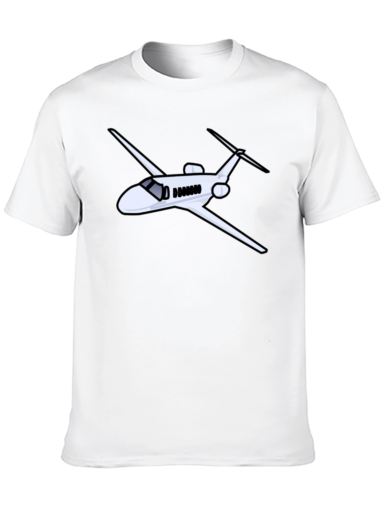 Black Airplane Graphic Black Tee - Pilot Gift view 10