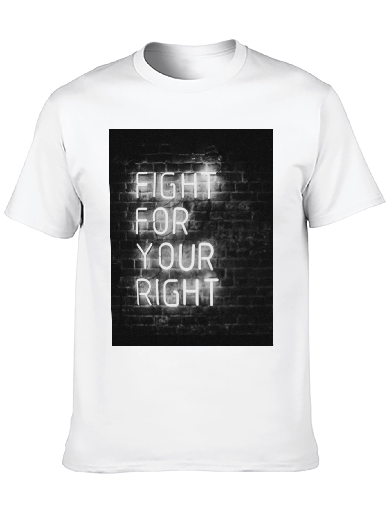Black Fight For Your Right Tee view 10