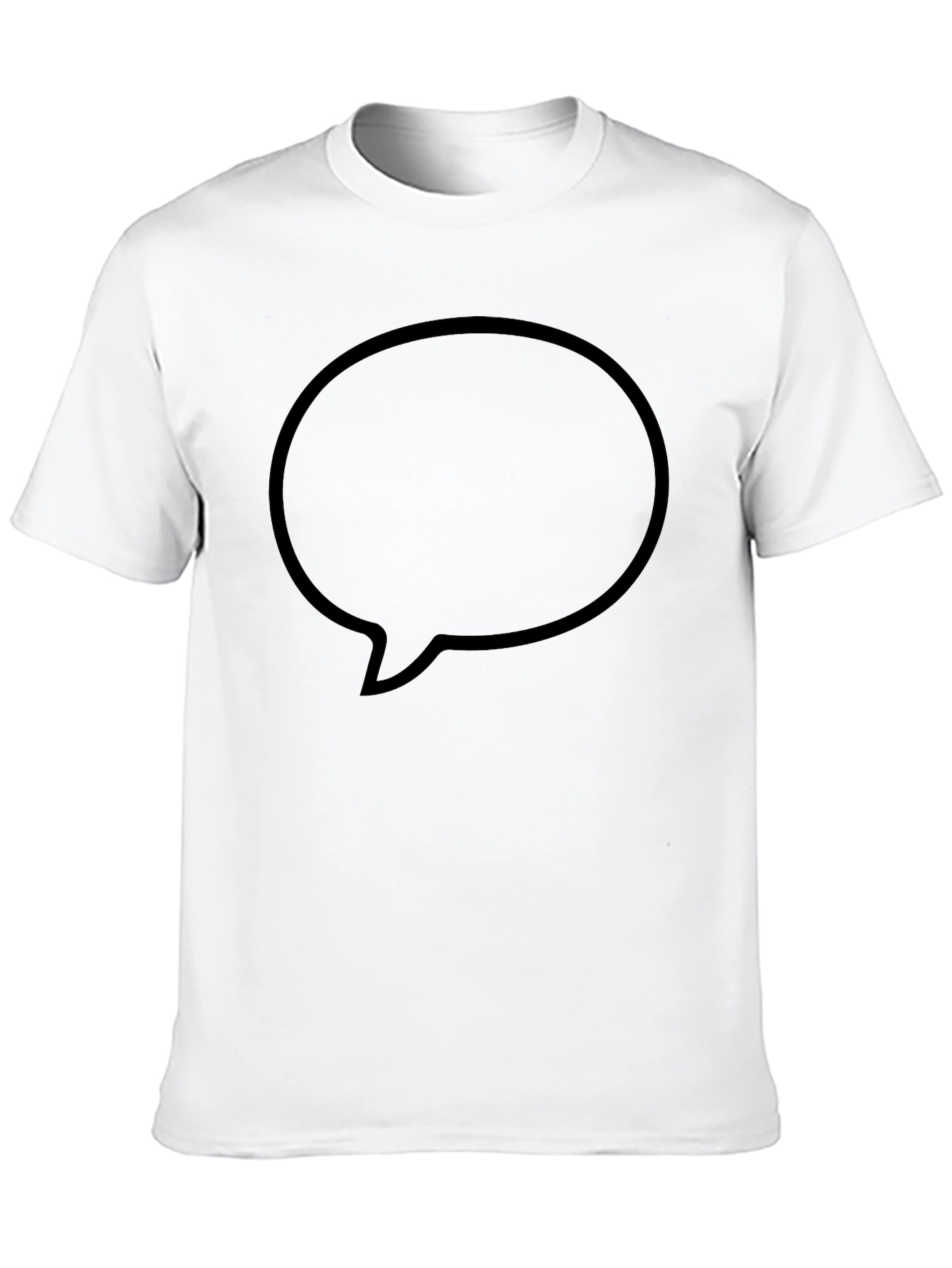 Black Black Graphic Tee - Speech Bubble view 10