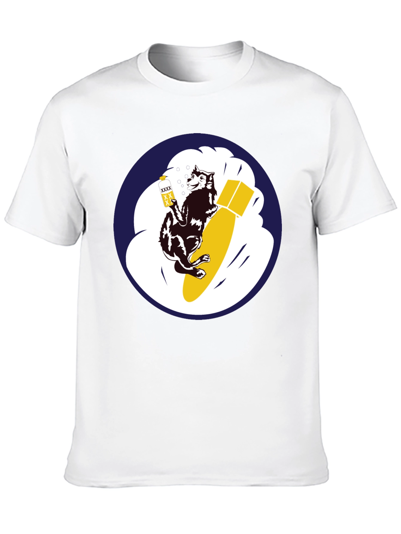 Black Cool Dog Bomb T-Shirt view 10