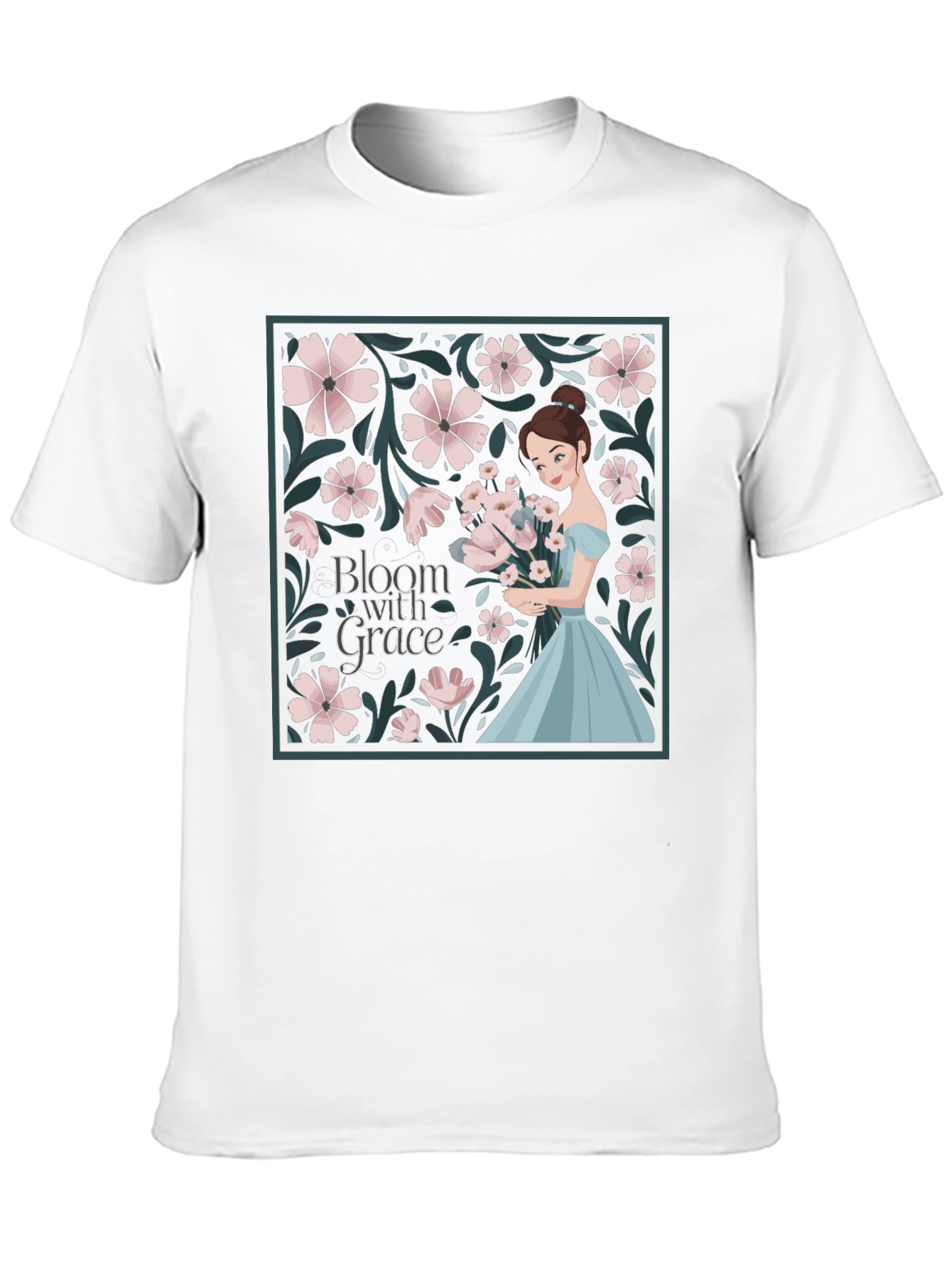 Black Bloom with Grace T-Shirt view 10