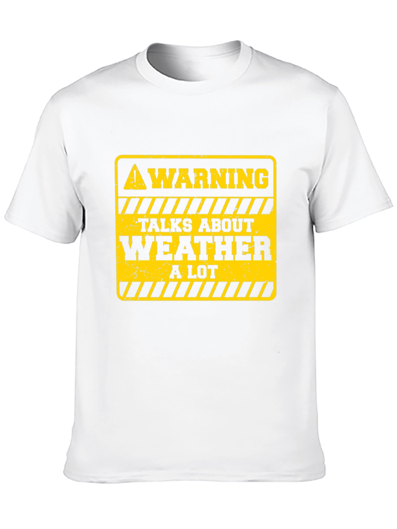 Black Warning: Talks About Weather T-Shirt view 10