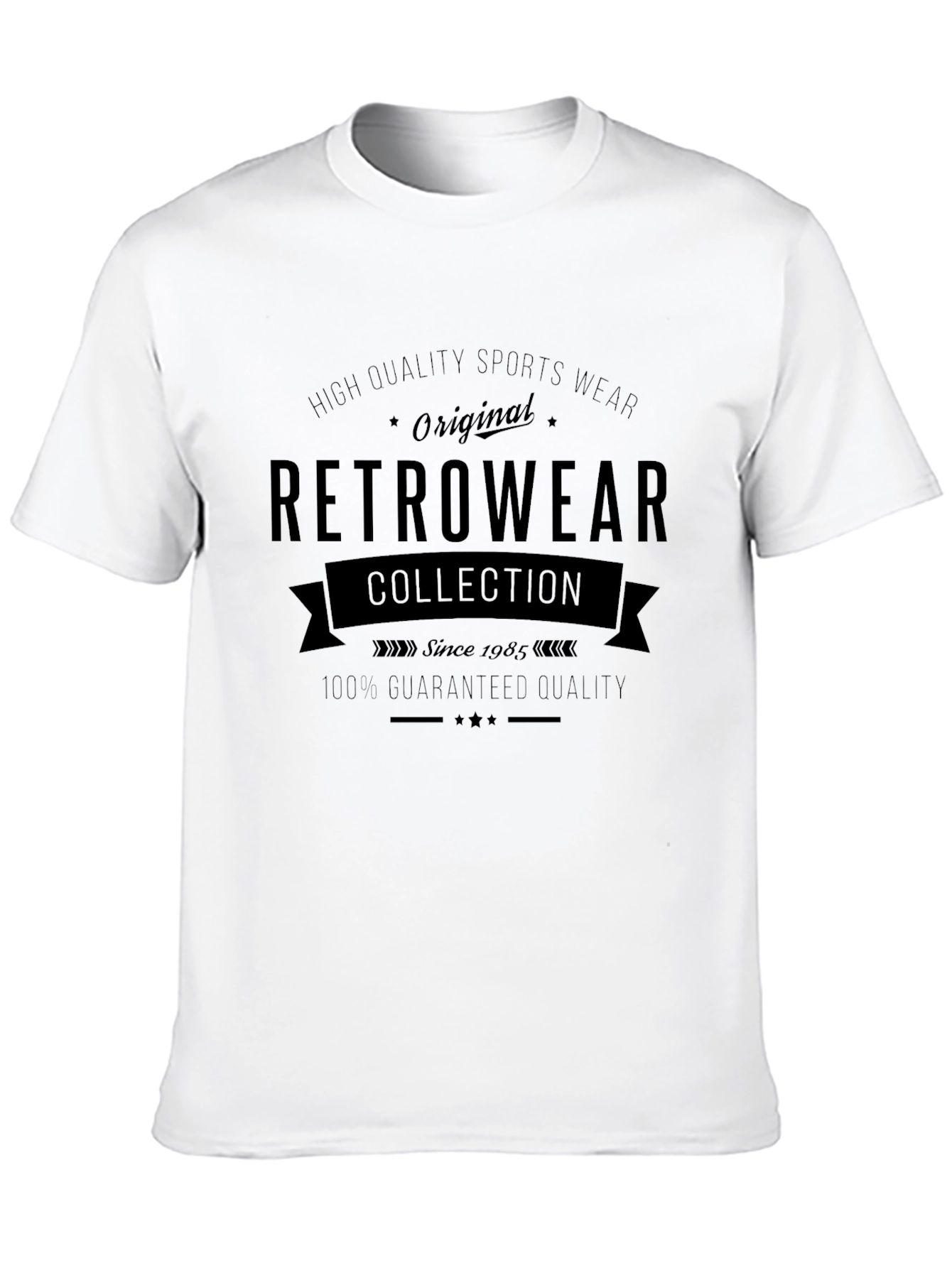 Black Retro Sportswear Graphic Tee view 10