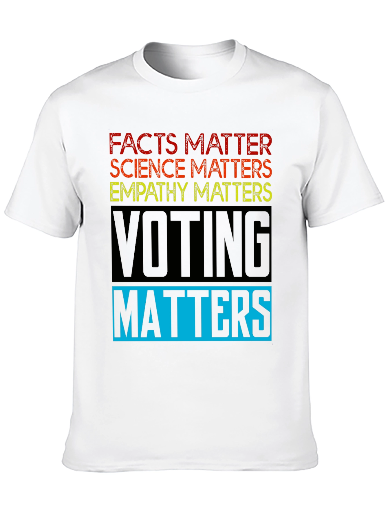 Black Facts Matter Graphic T-Shirt view 10