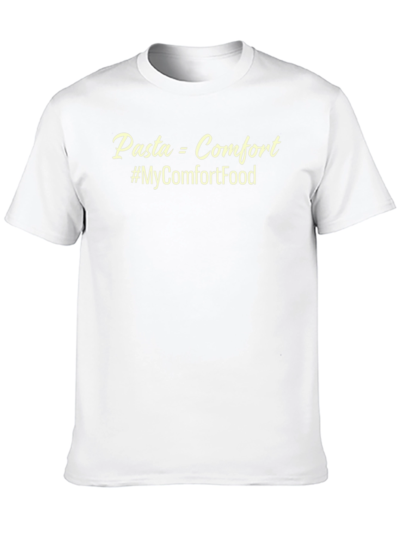 Black Pasta = Comfort Food T-Shirt - Unisex Black Tee view 10