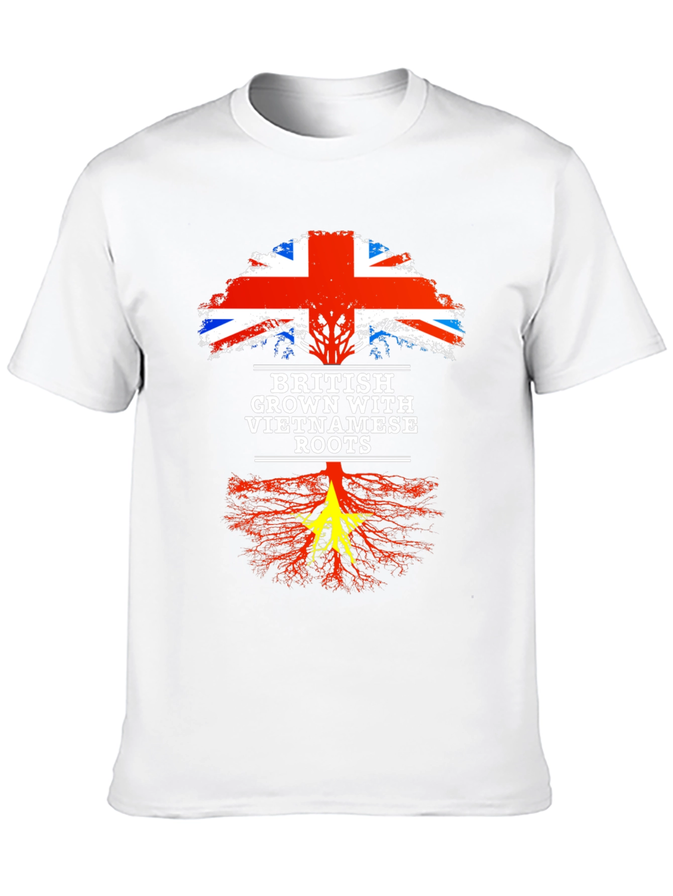 Black British Grown with Vietnamese Roots T-Shirt view 10