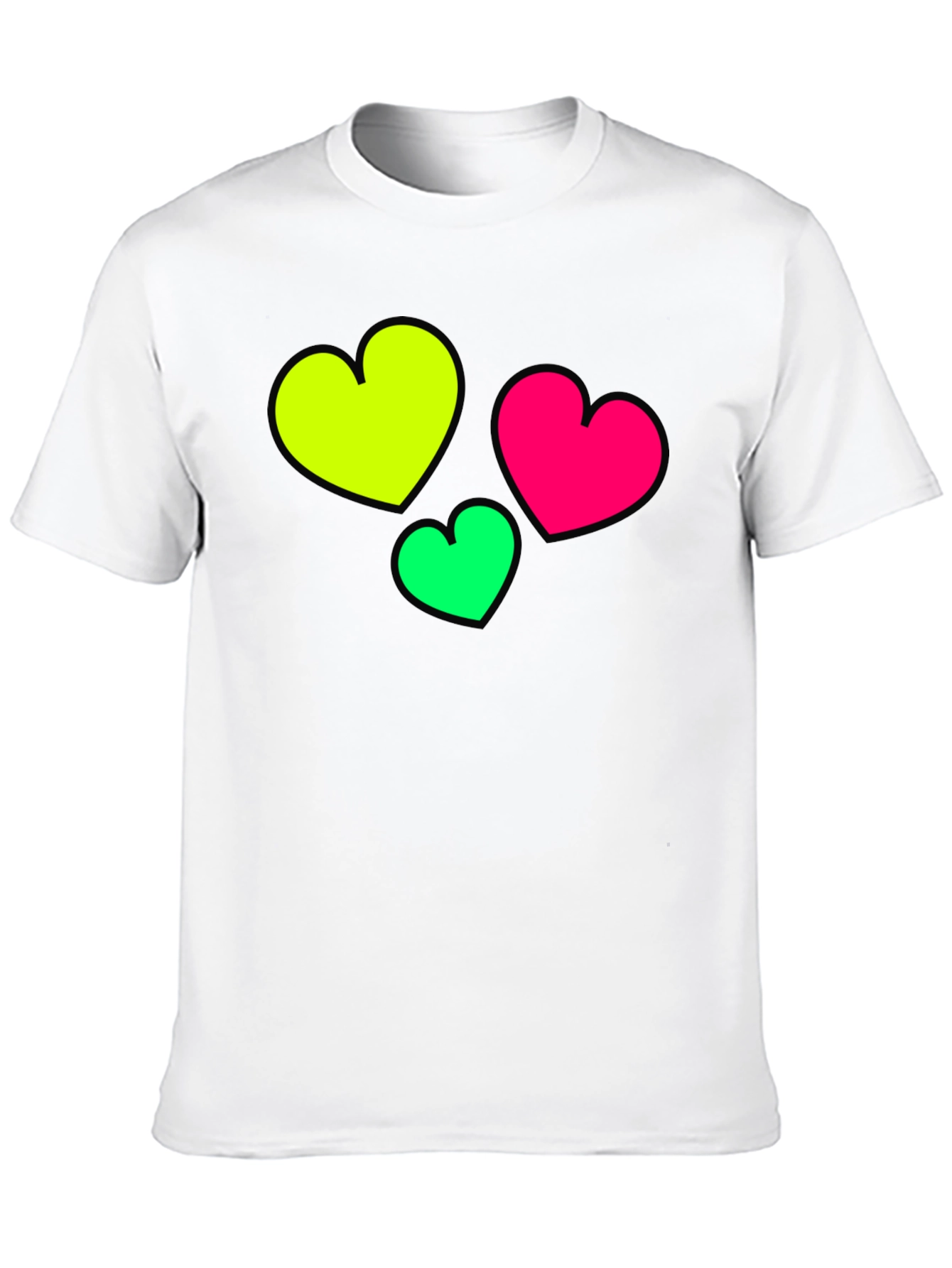 Black Heart Graphic Black T-Shirt view 10