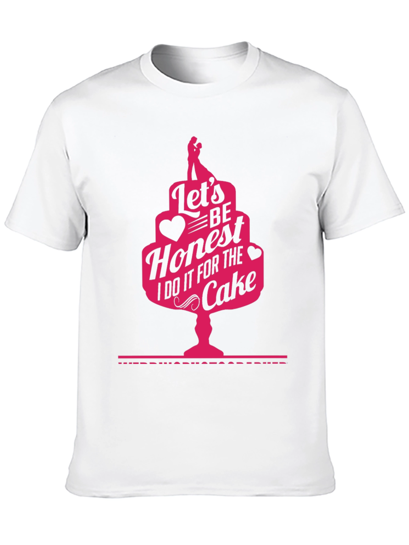 Black Let's Be Honest, I Do It For The Cake T-Shirt view 10