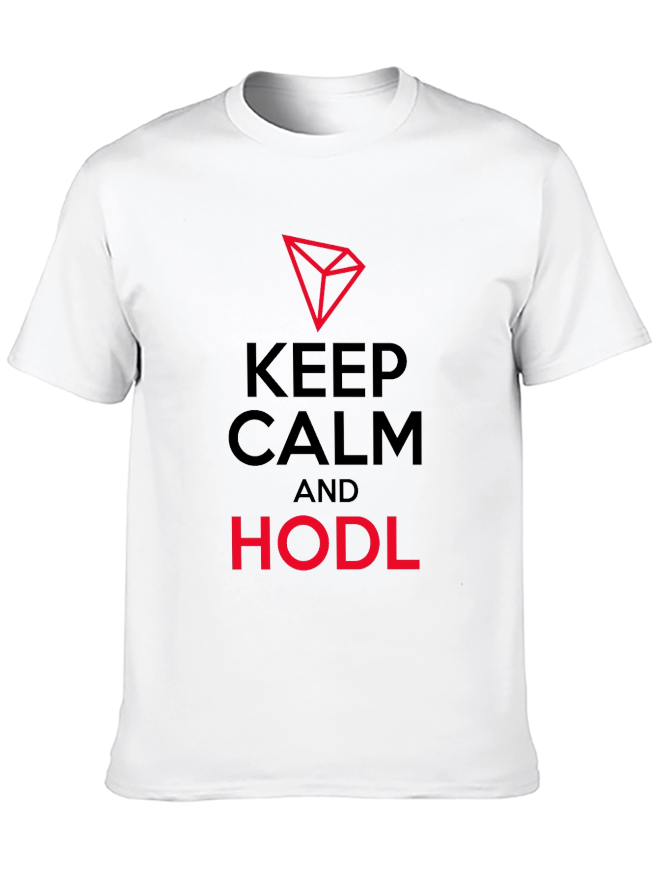 Keep Calm & HODL Black T-Shirt - Crypto Investor - 10