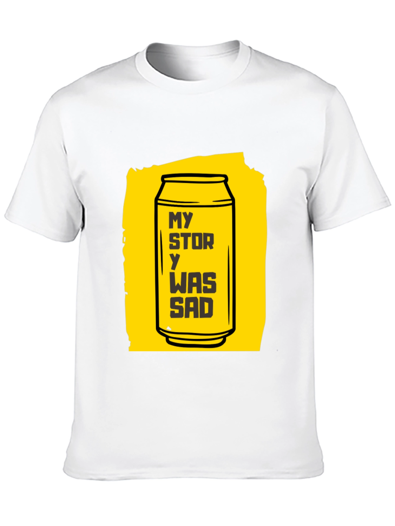 Black My Story Was Sad T-Shirt Novelty Graphic Tee view 10