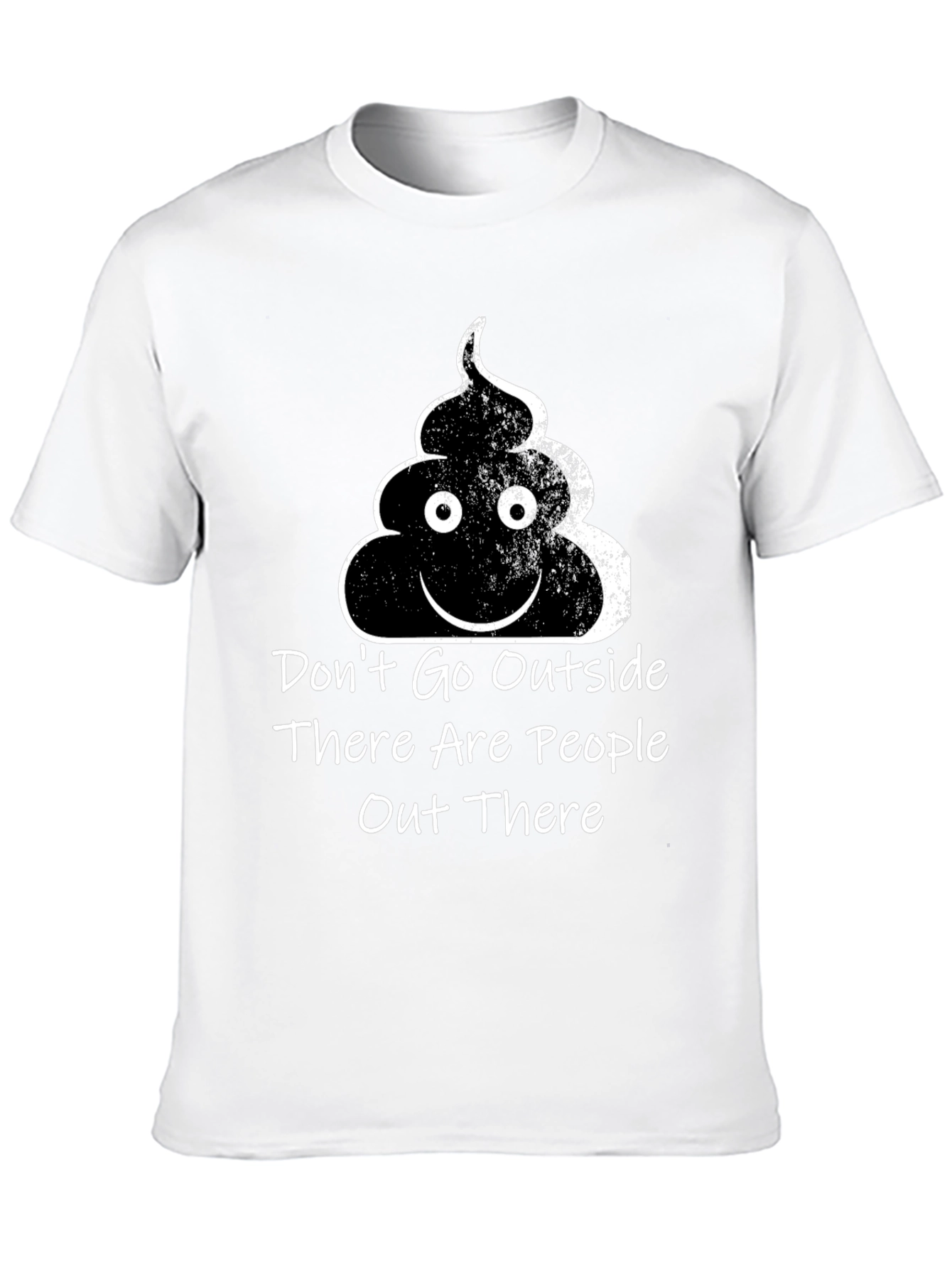 Black Don't Go Outside T-Shirt Funny Social Graphic Tee view 10