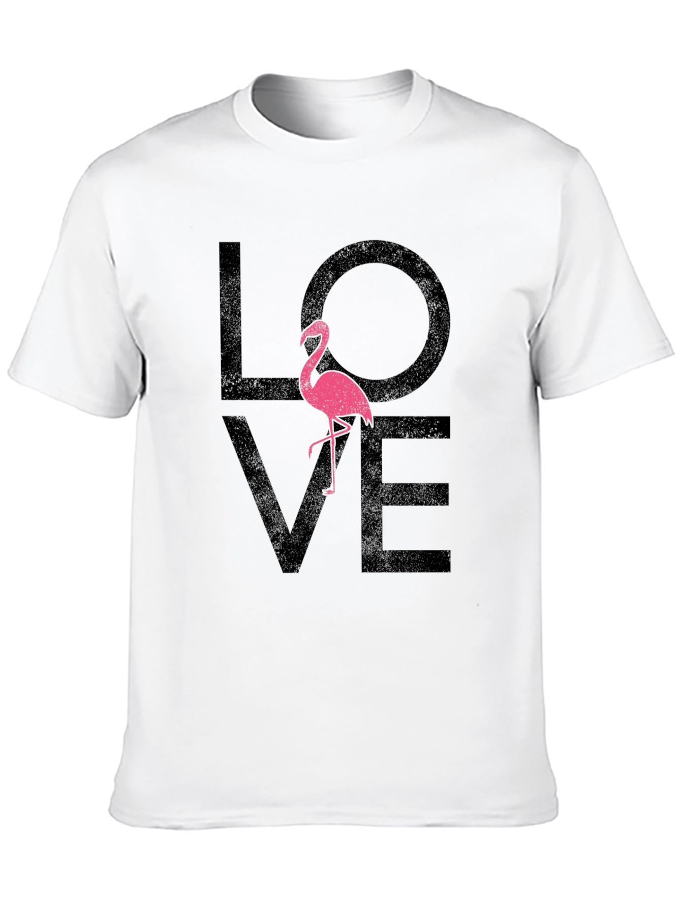 Black Flamingo Love T-Shirt - Stylish Graphic Tee view 10